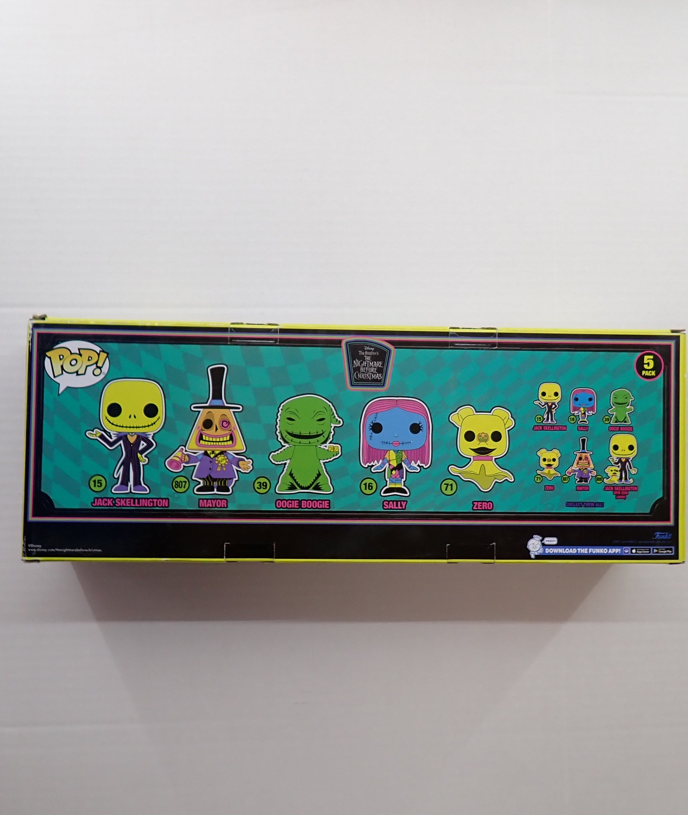 Jack Skellington/Mayor/Oogie Boogie/Sally/Zero 5 Pack