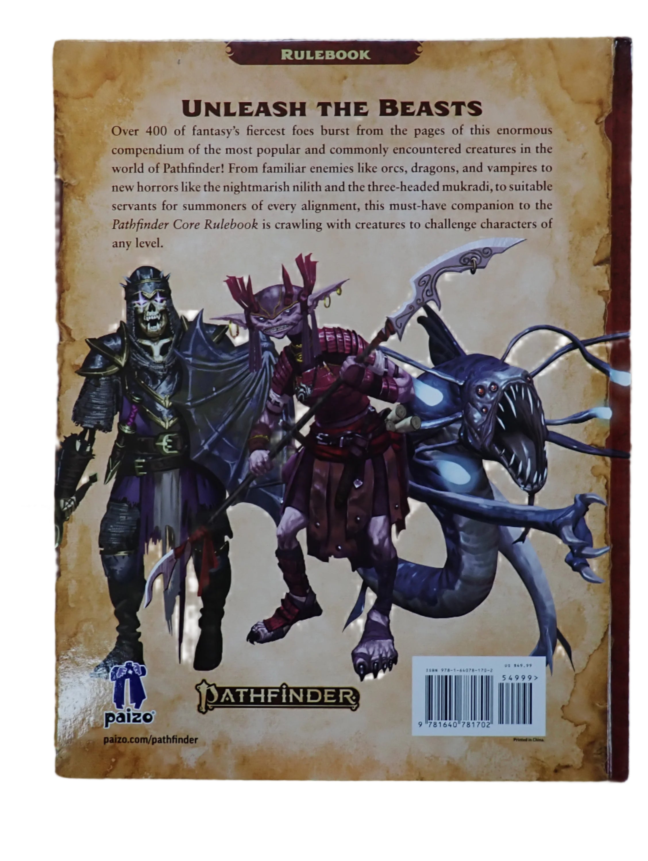 Pathfinder 2e: Bestiary [USED]