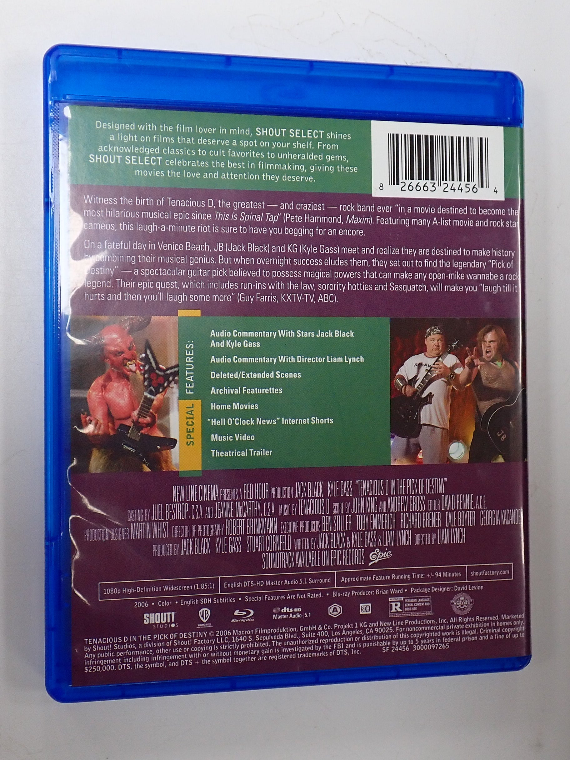 Tenacious D in The Pick of Destiny - Blu-Ray [Pre-Owned] (Copy)
