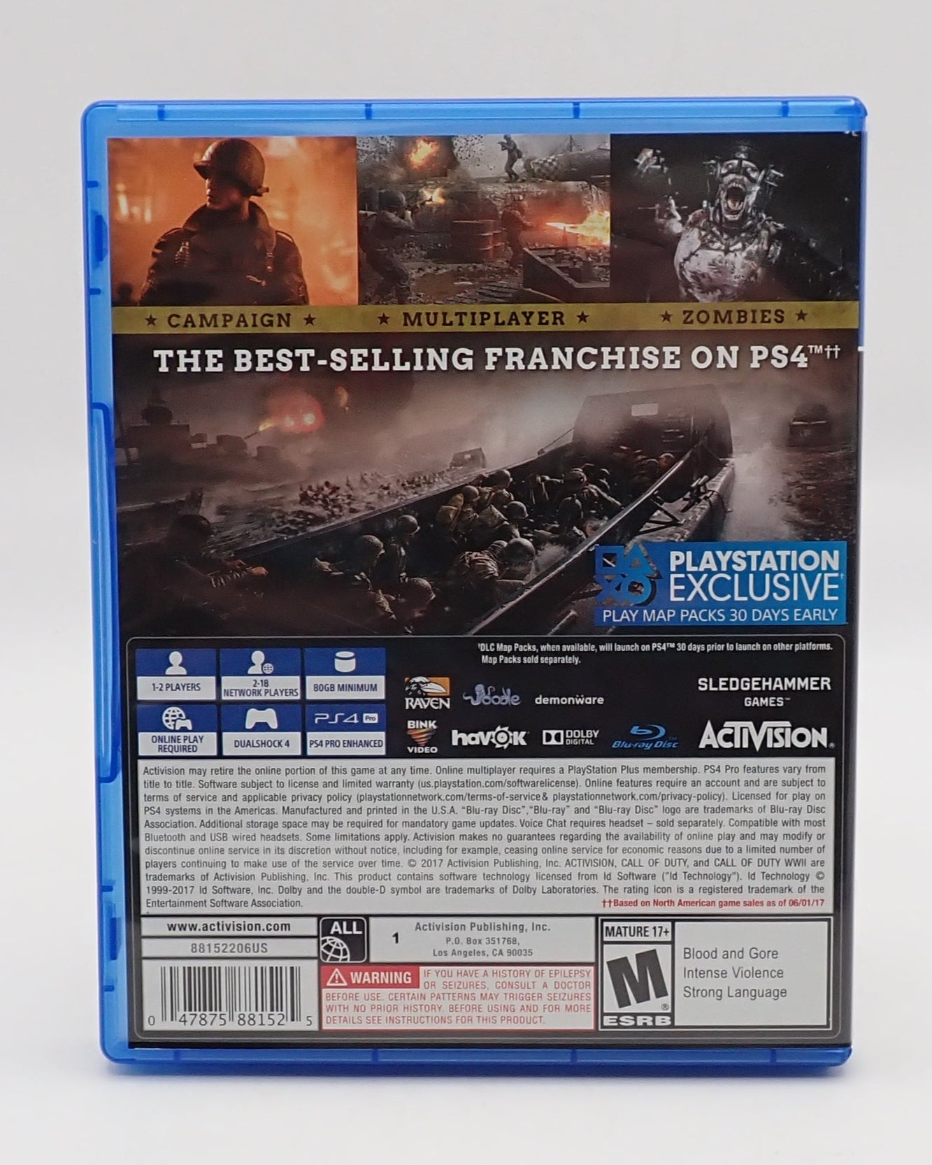 Call of Duty WWII  - PS4