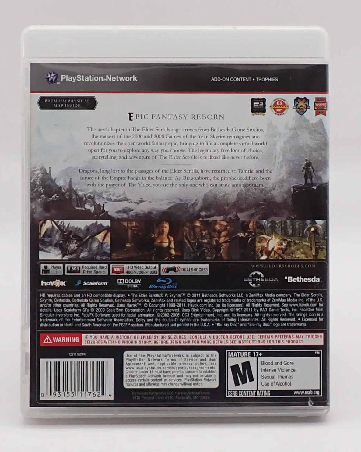 The Elder Scrolls V Skyrim - PS3