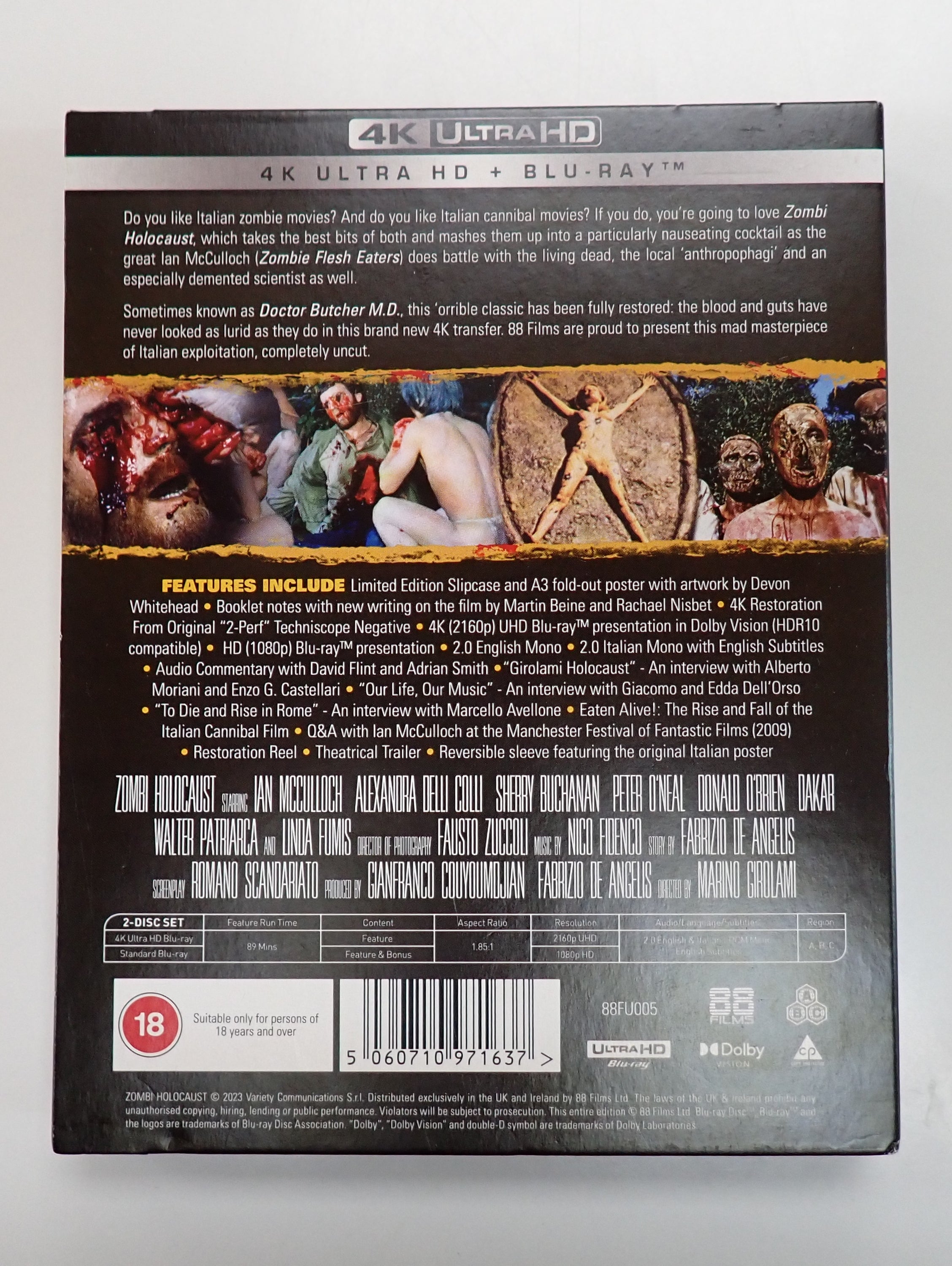 Zombi Holocaust - 4K/Blu-Ray [Pre-Owned]