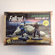 Marcus and Lily Super Mutants - Fallout Wasteland Warfare [Pre-Owned]