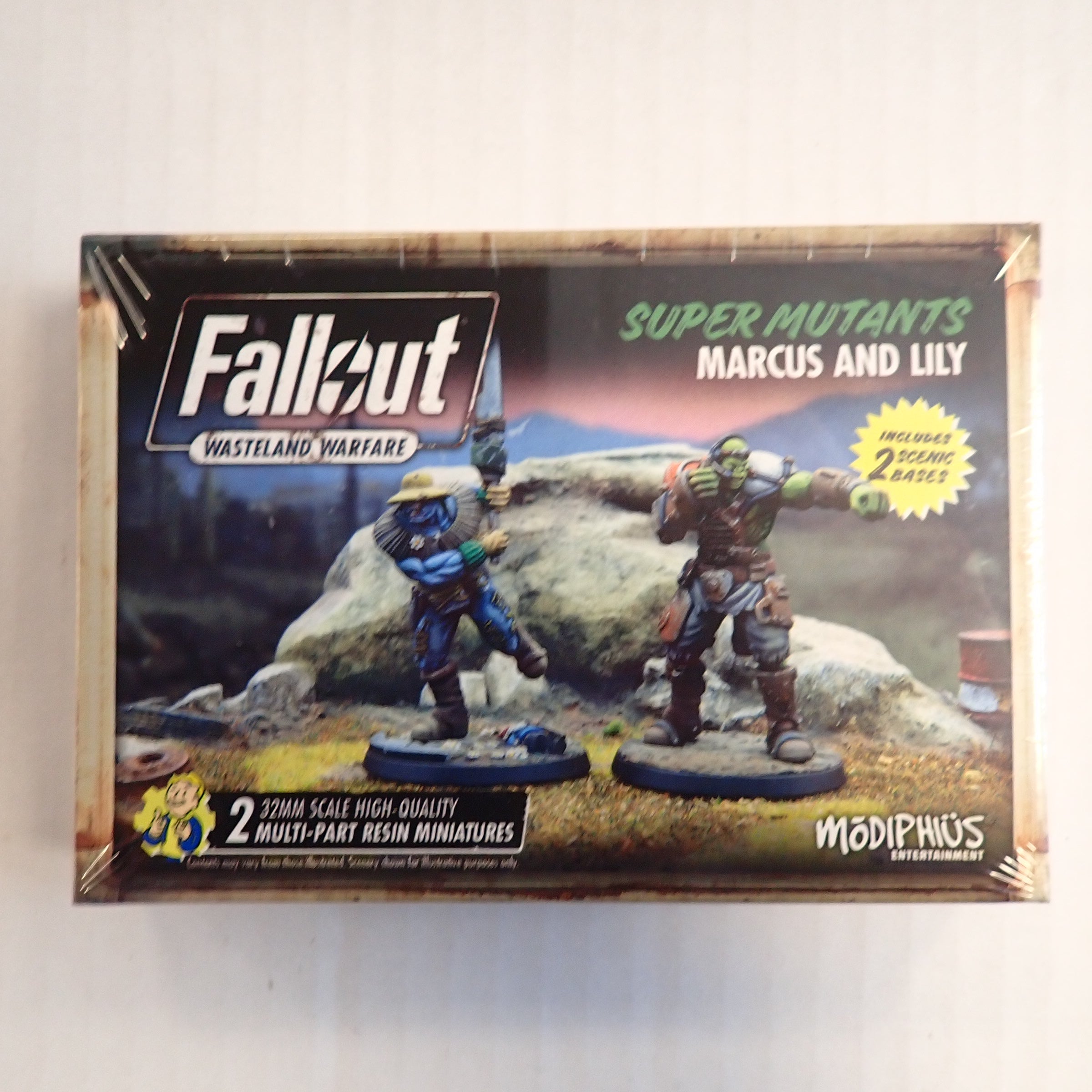 Marcus and Lily Super Mutants - Fallout Wasteland Warfare [Pre-Owned]