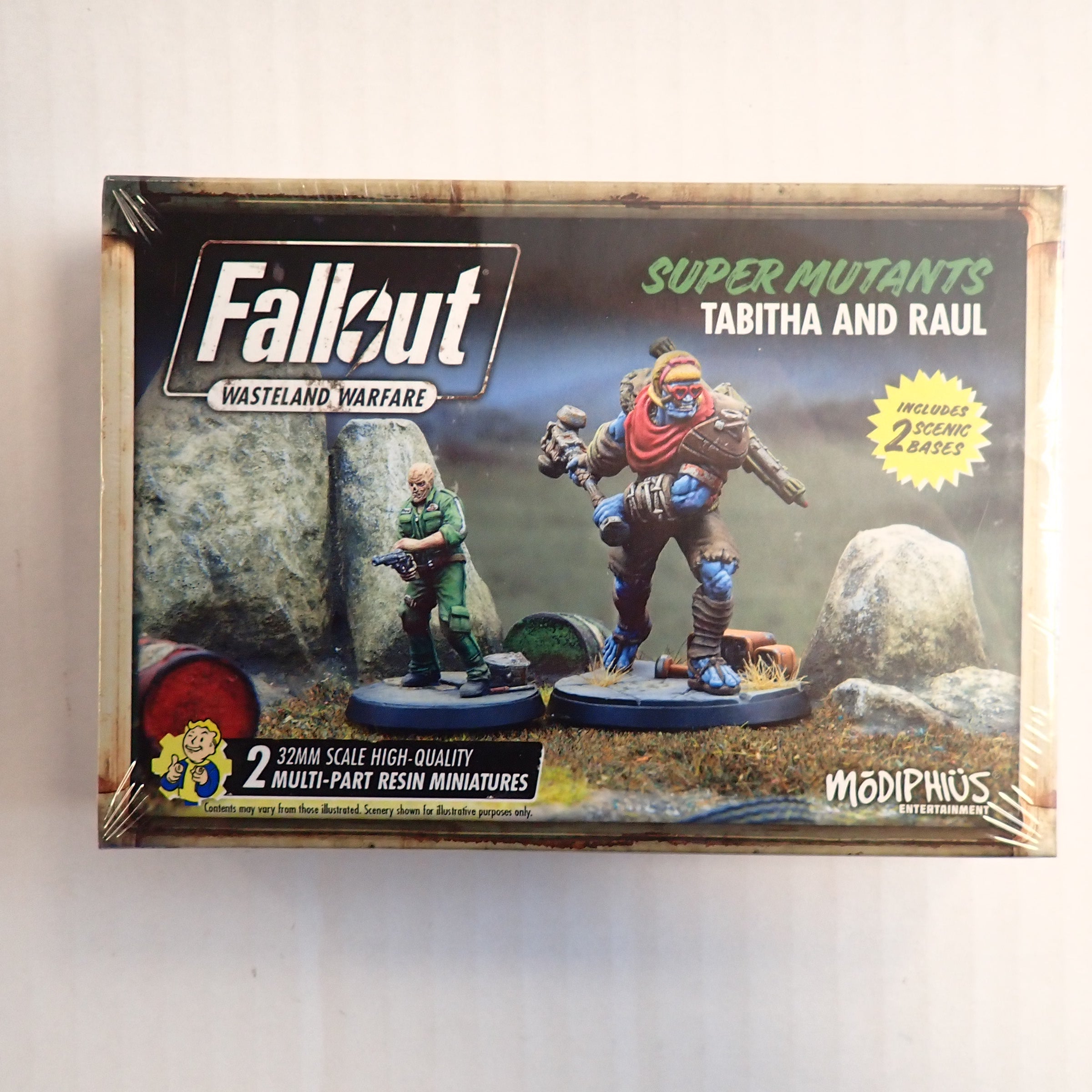 Tabitha and Raul Super Mutants - Fallout Wasteland Warfare [Pre-Owned]