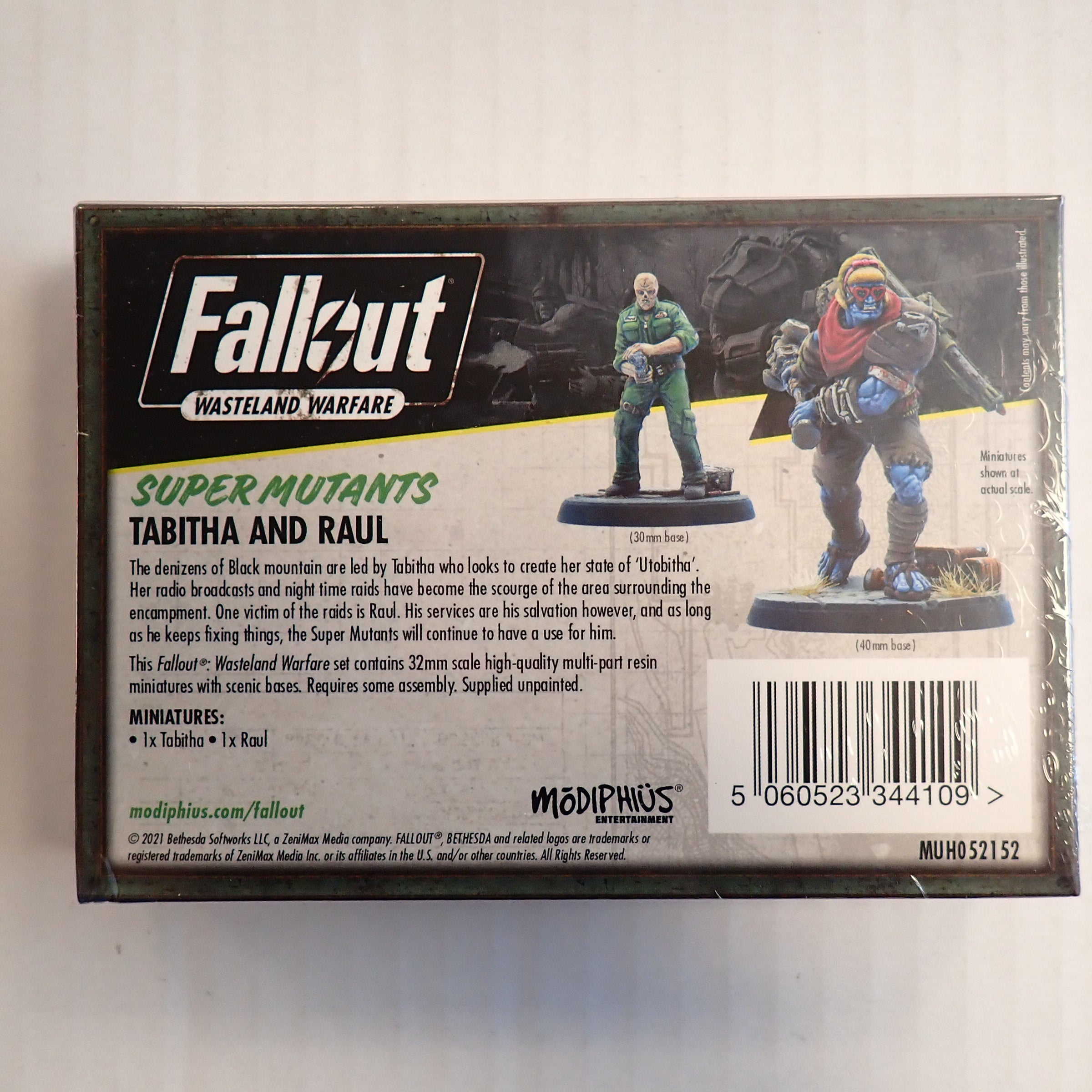 Tabitha and Raul Super Mutants - Fallout Wasteland Warfare [Pre-Owned]