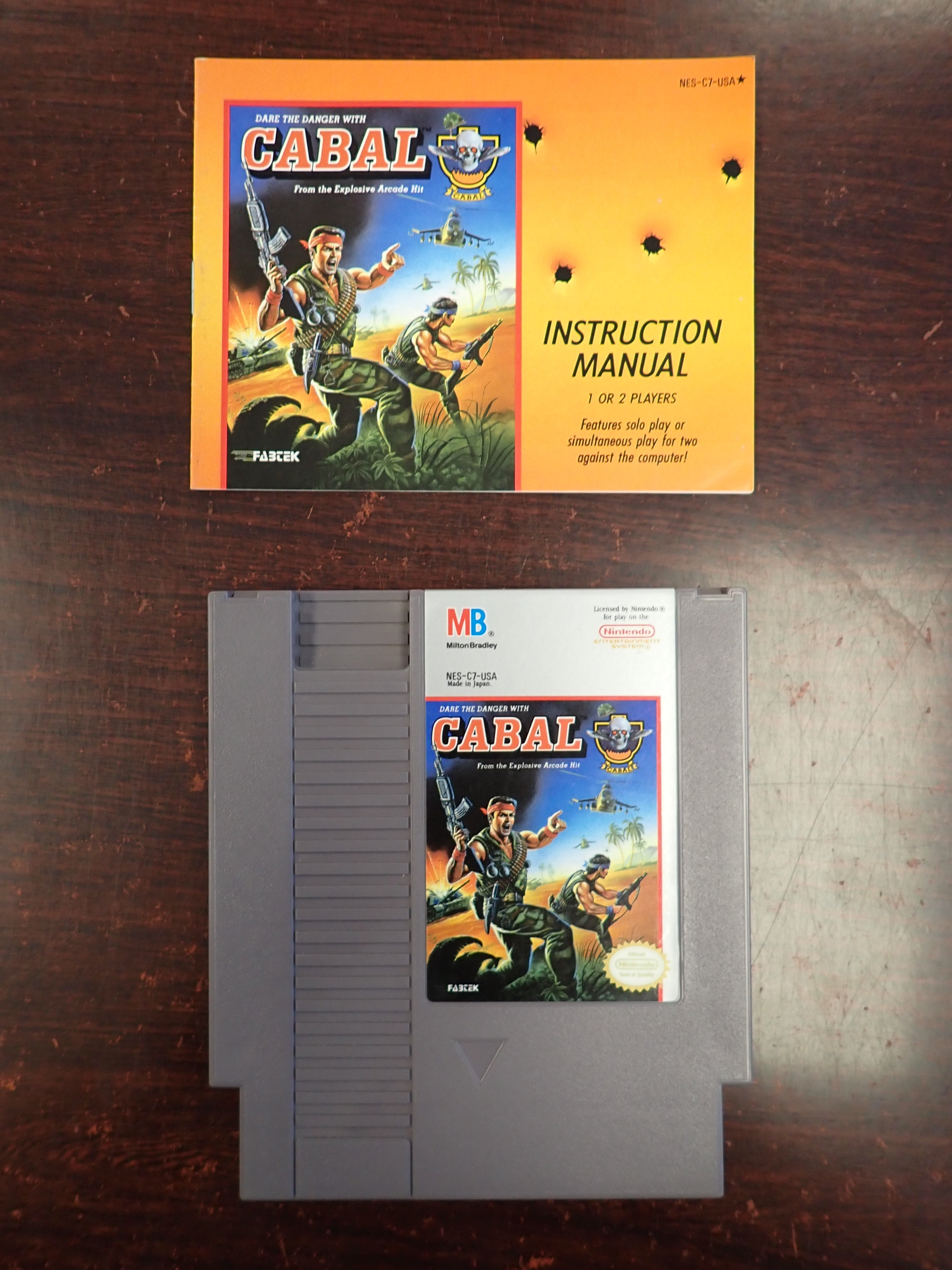 Cabal NES (with manual)