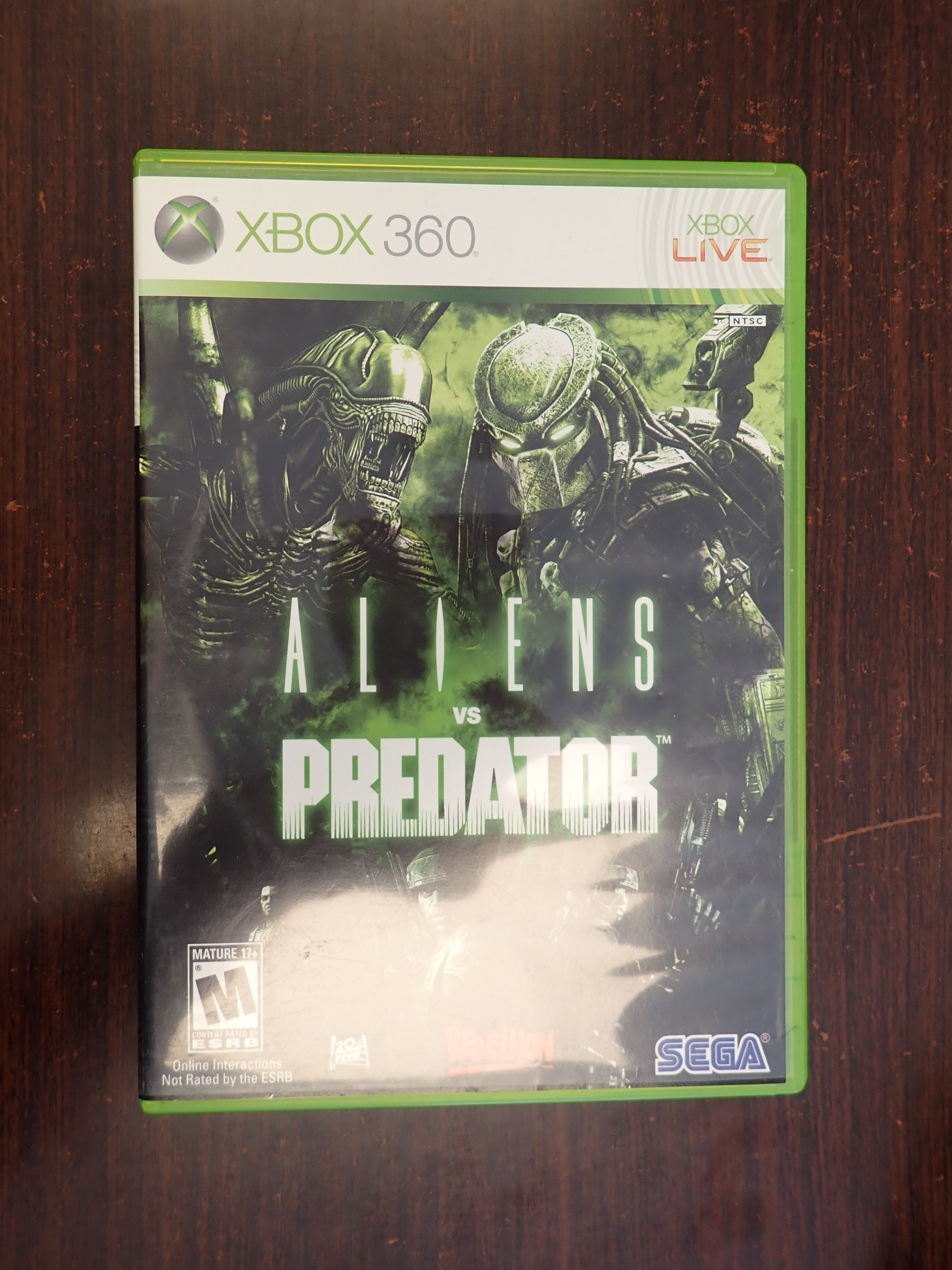 Aliens vs Predator Xbox 360