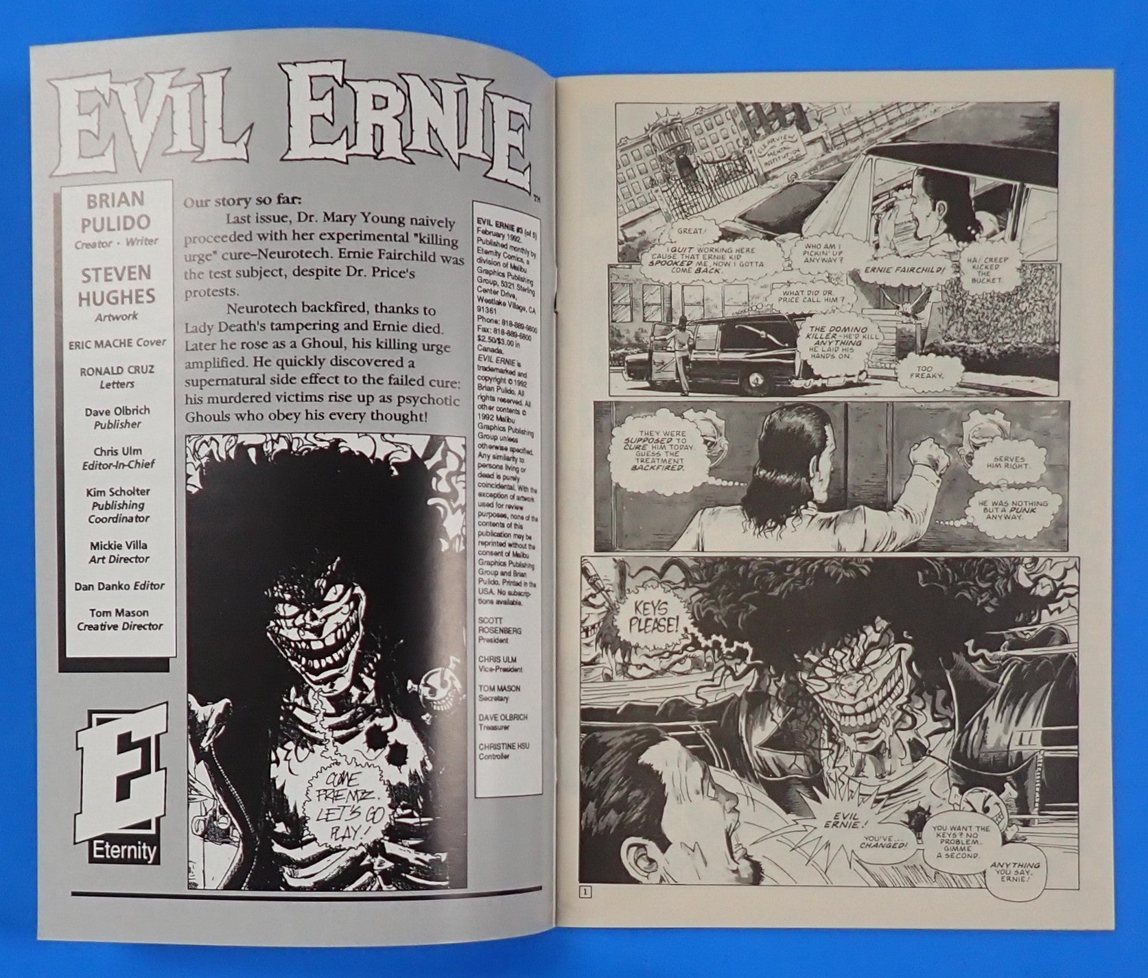 Evil Ernie #3 (1992) - FN (6.0) - 3rd Lady Death & Evil Ernie