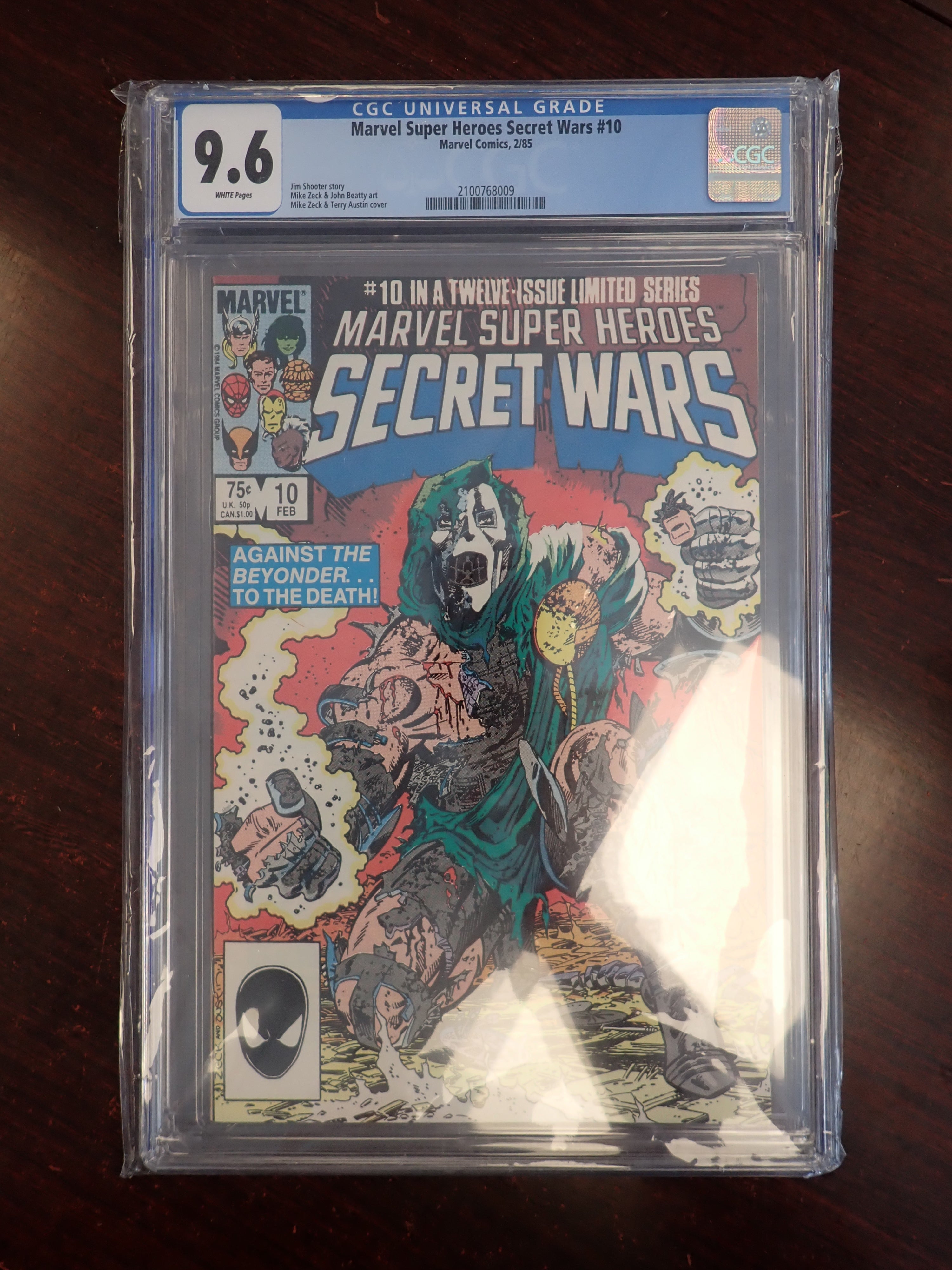 Marvel Super Heroes Secret Wars #10 CGC 9.6