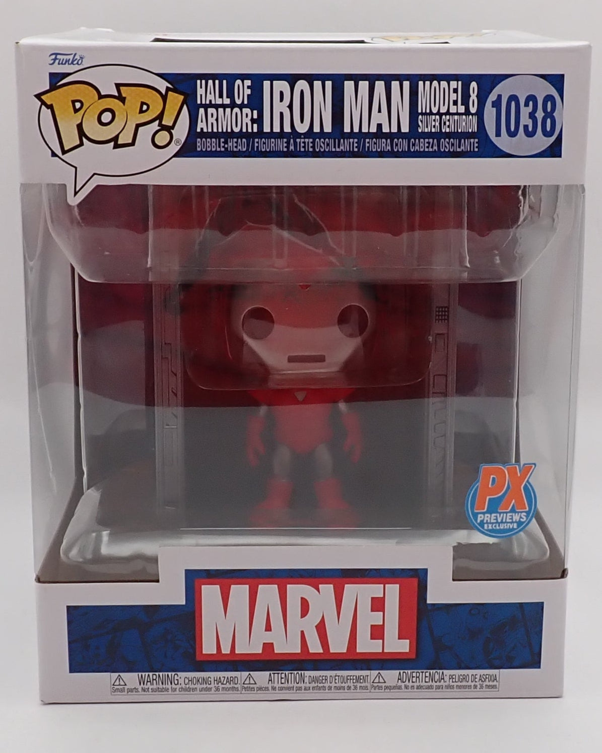 Hall of Armor Iron Man Model 8 Silver Centurion - POP! #1038