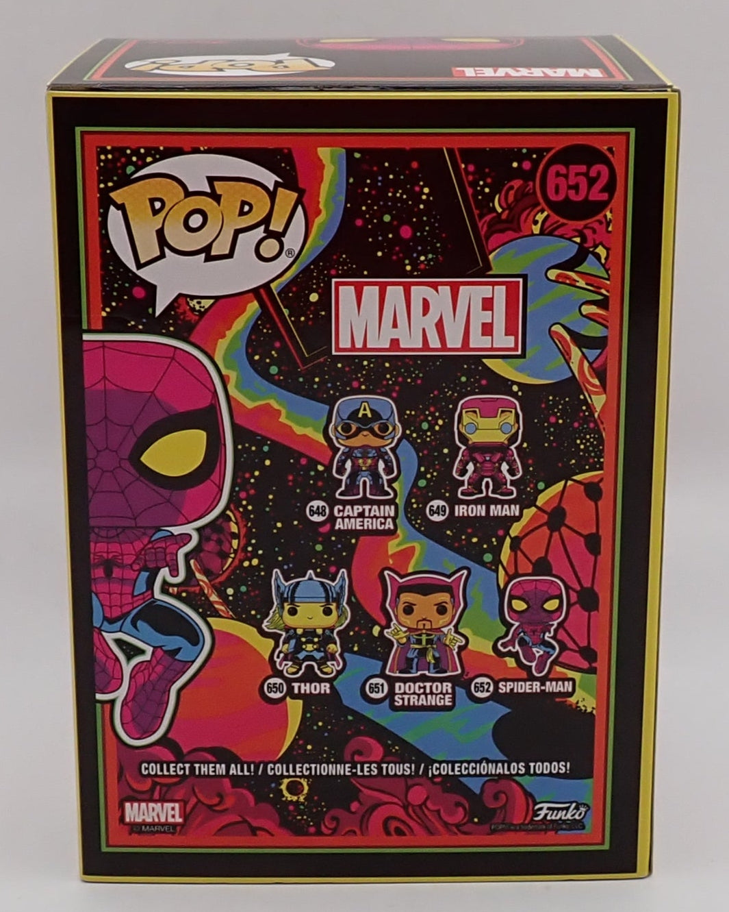 Spider-Man (Black Light) - POP! #652