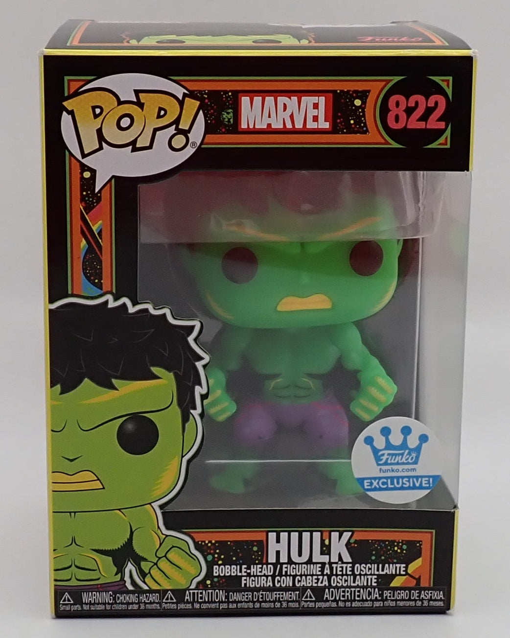 Hulk (Black Light) - POP! #822