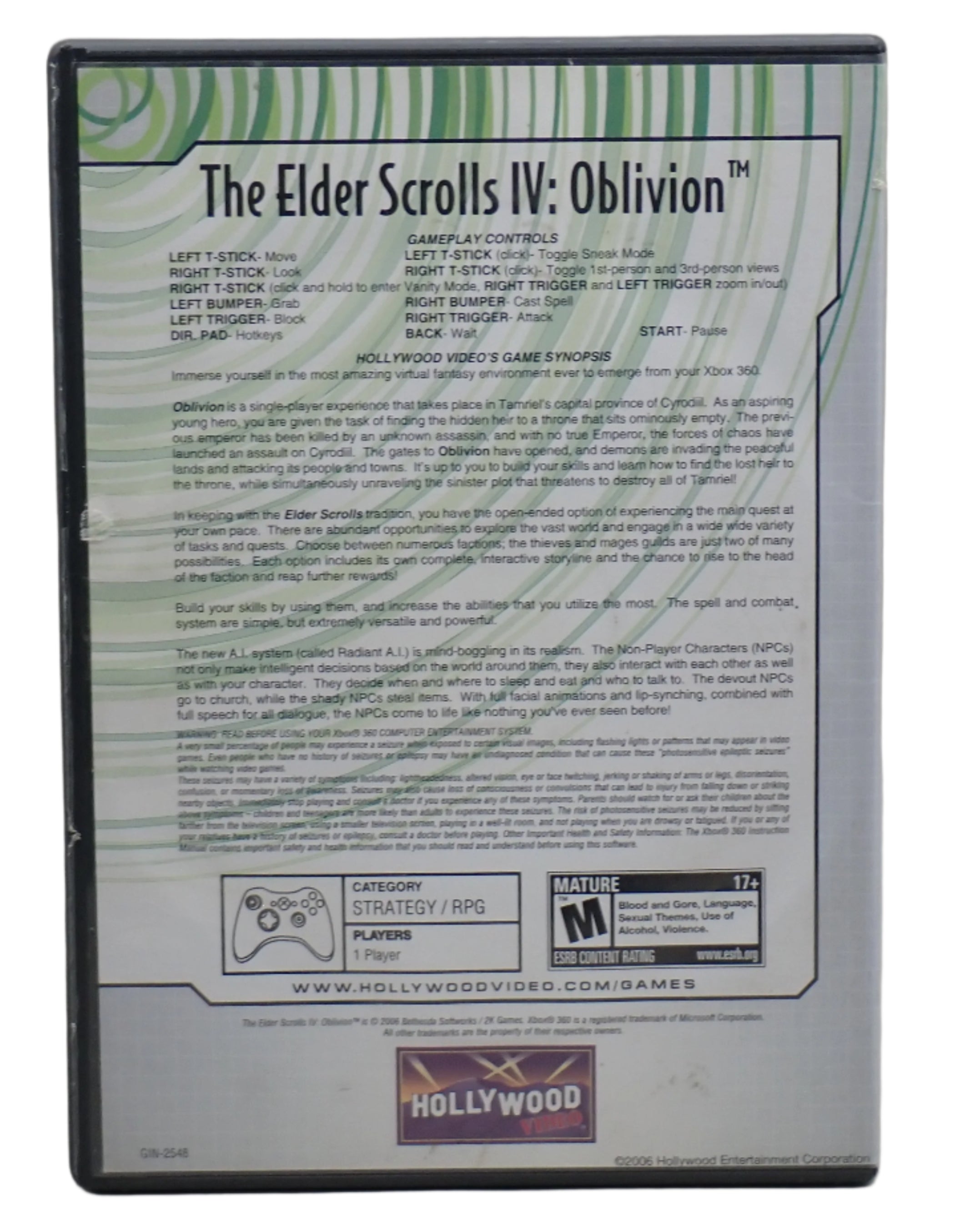 The Elder Scrolls IV: Oblivion - Xbox 360