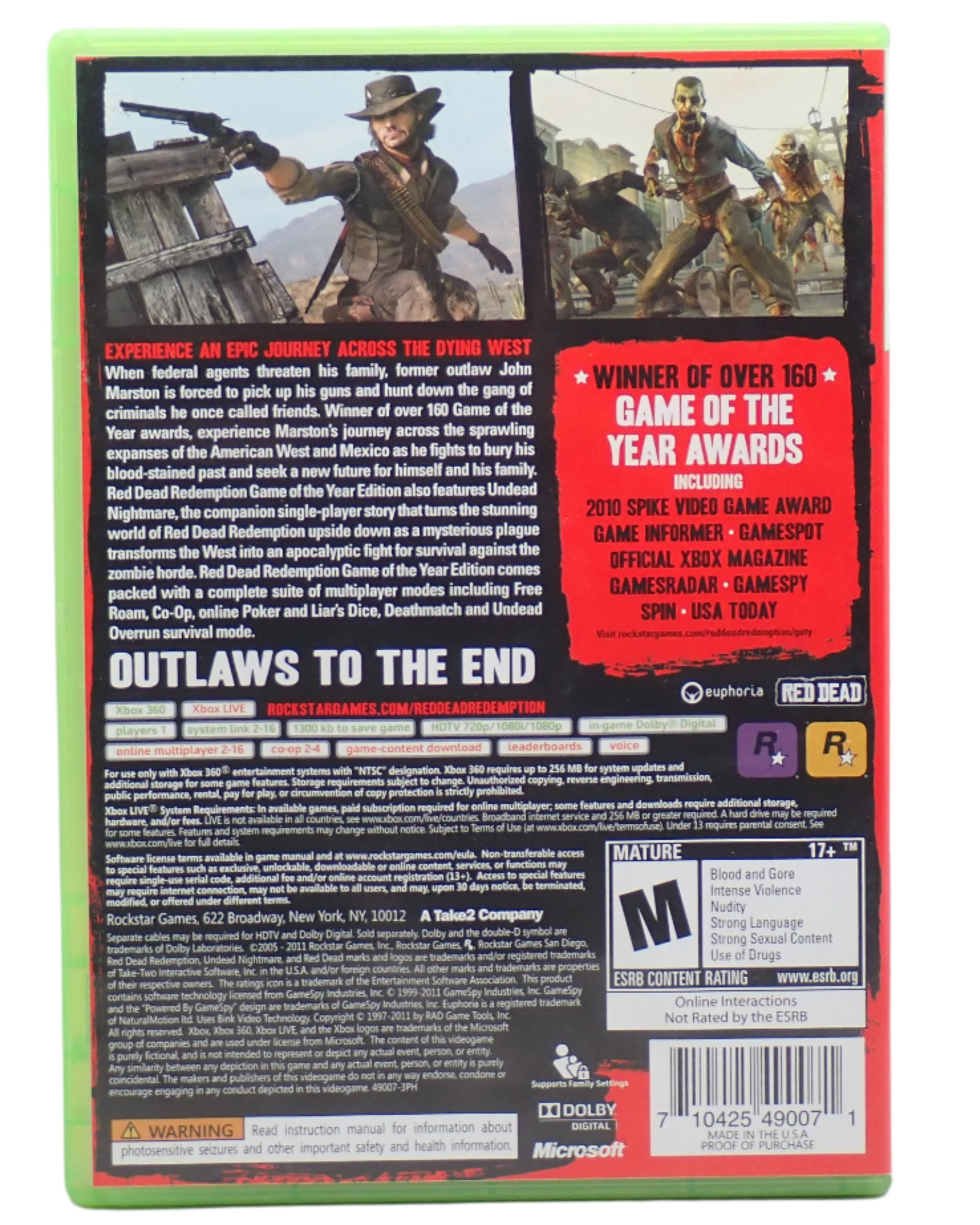 Red Dead Redemption [Game of the Year Edition] - Xbox 360