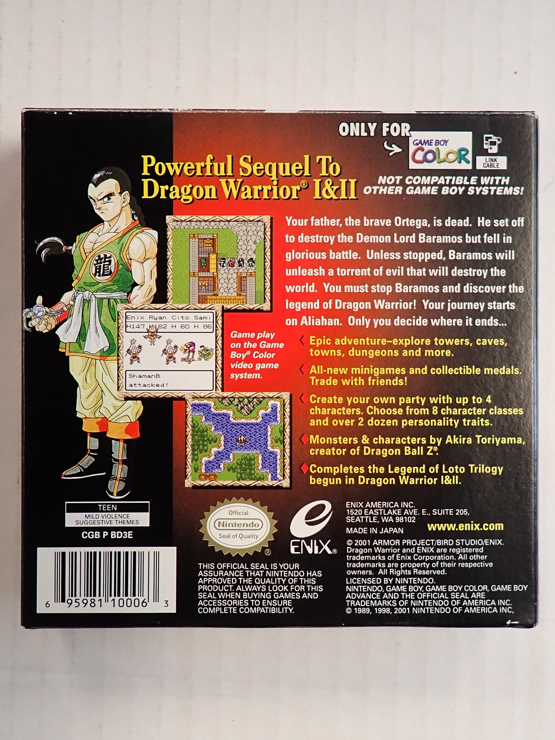 Dragon Warrior III - GBC