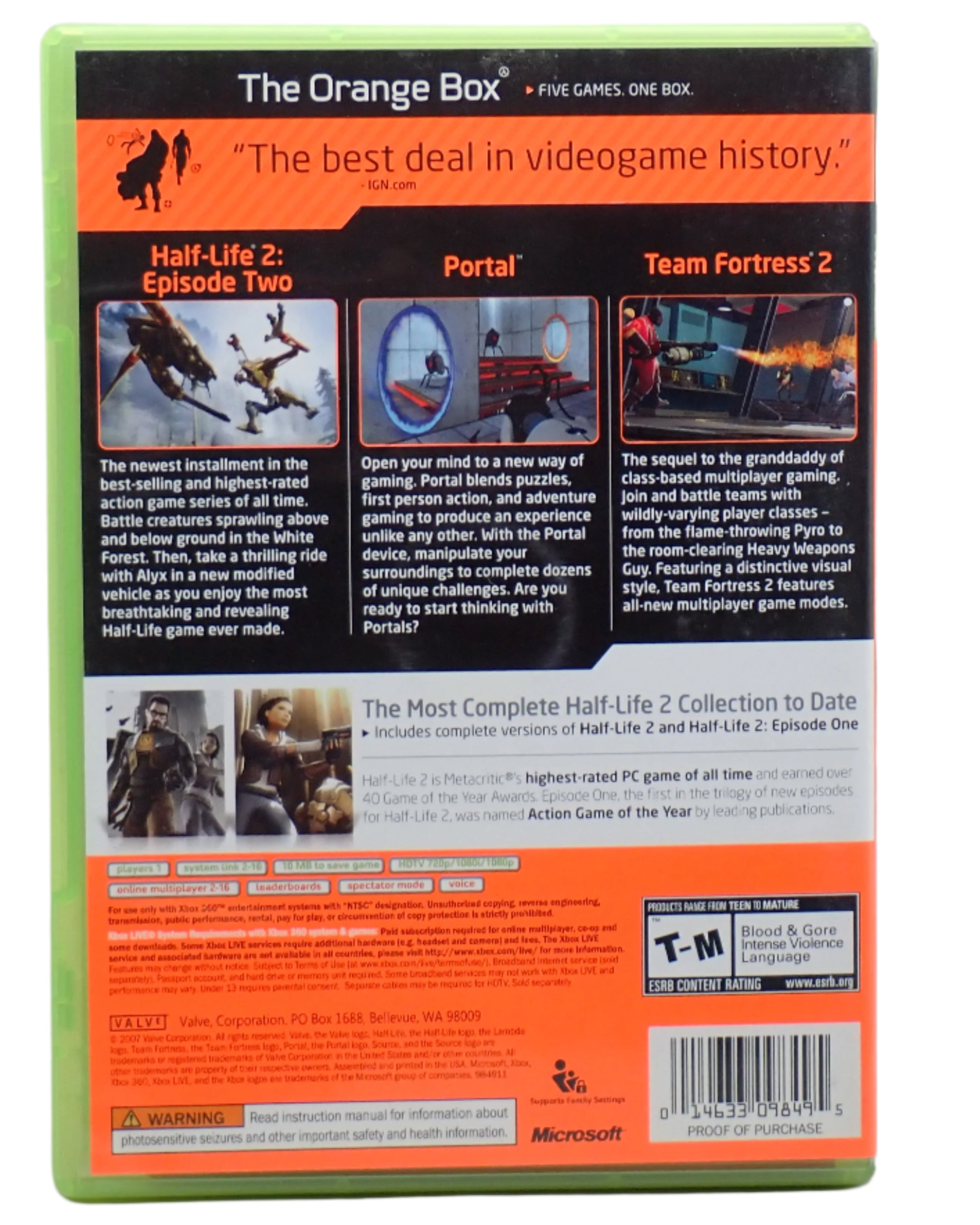 The Orange Box - Xbox 360