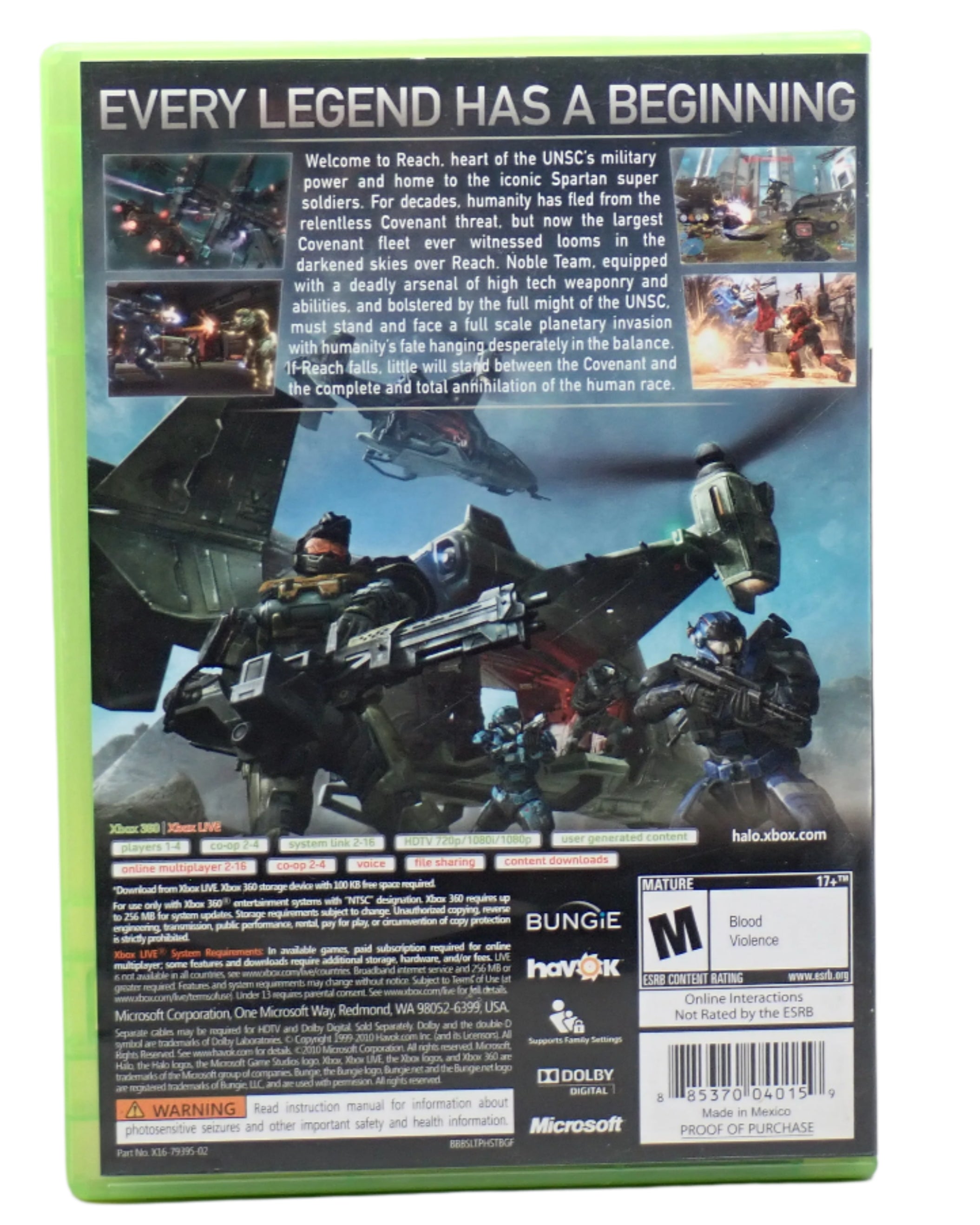 Halo Reach - Xbox 360