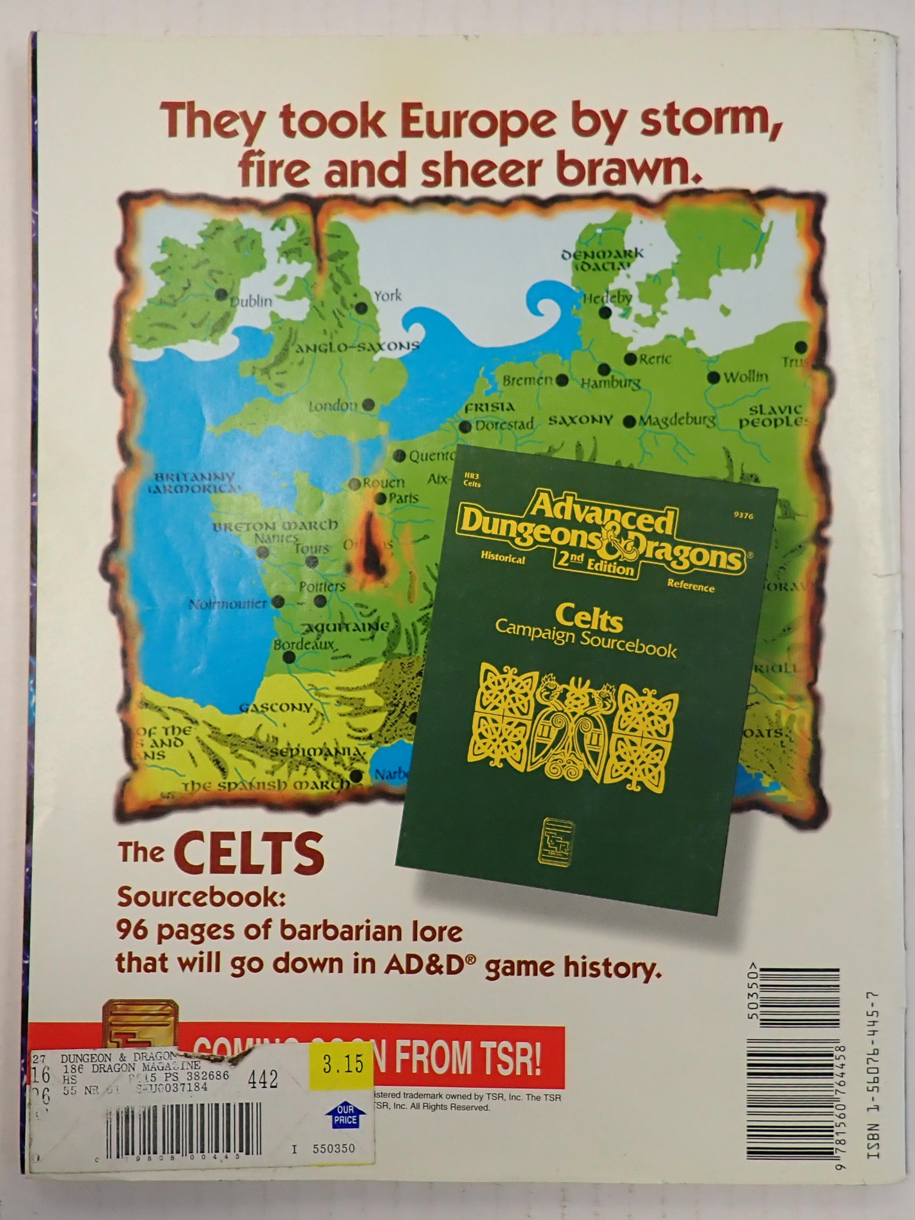 Dragon Magazine #186 [Pre-Owned]