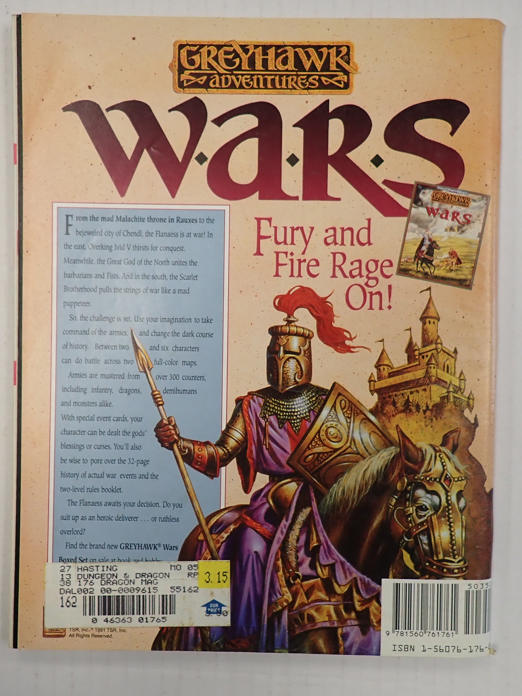 Dragon Magazine #176 [Pre-Owned]