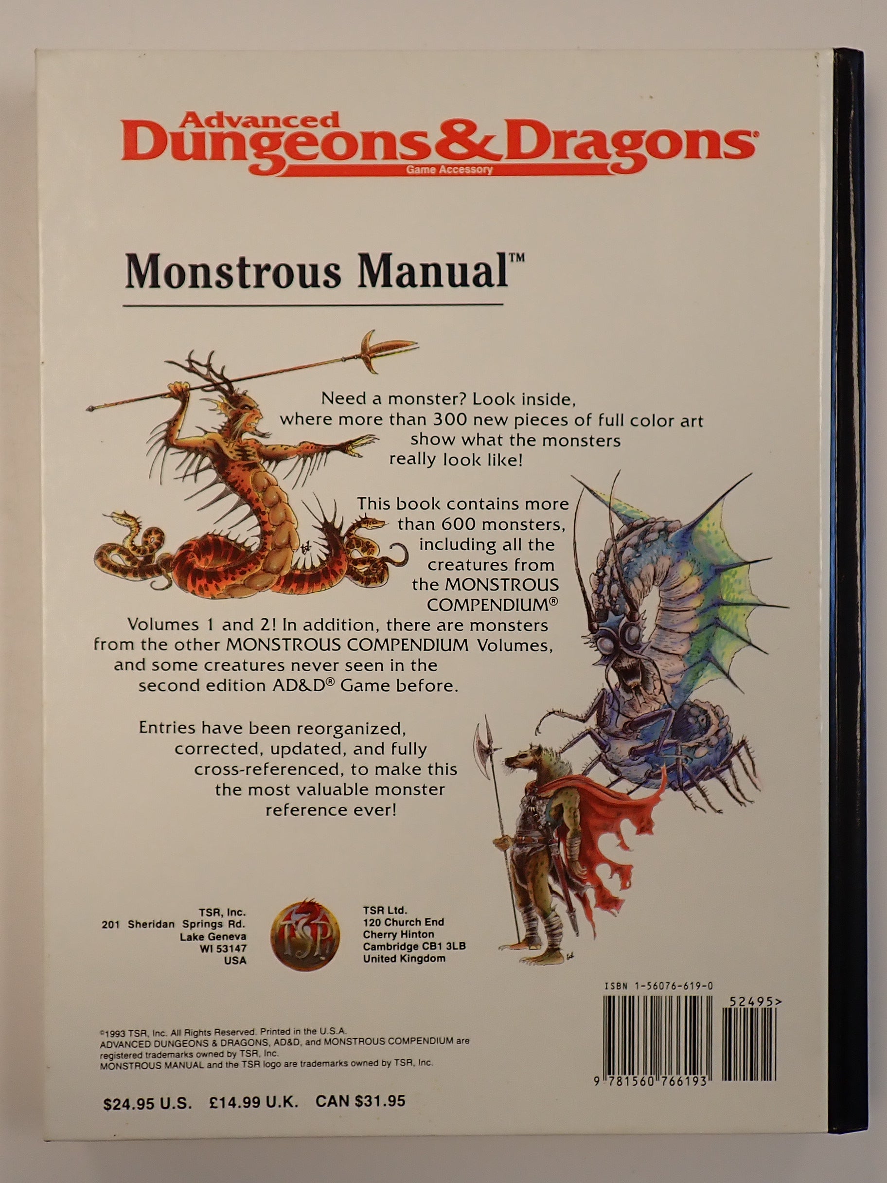 AD&D Monsterous Manual [Pre-Owned]