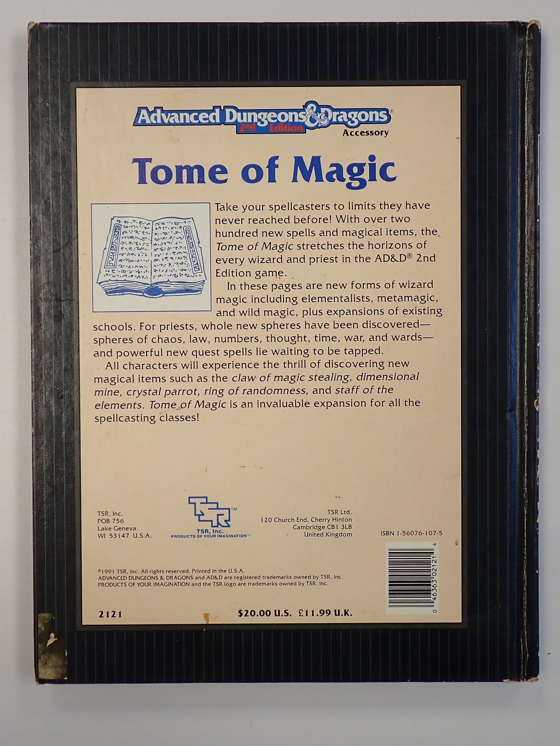 AD&D 2nd Edition Tome of Magic [Pre-Owned]