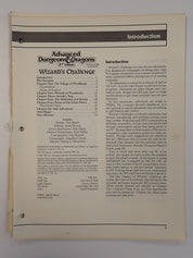AD&D 2e Wizard's Challenge [Pre-Owned]