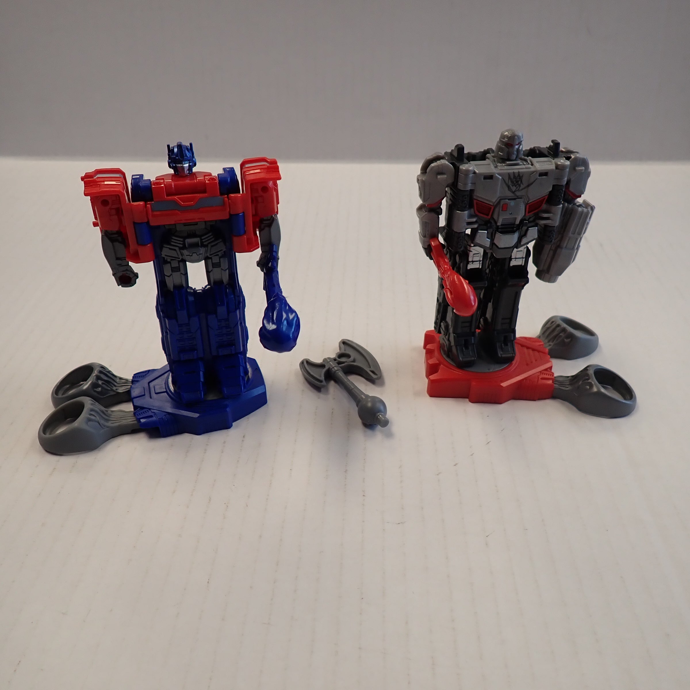 Transformers ONE Robot Battlers Optimus Prime vs Megatron Figures (Loose) [Pre-Owned]