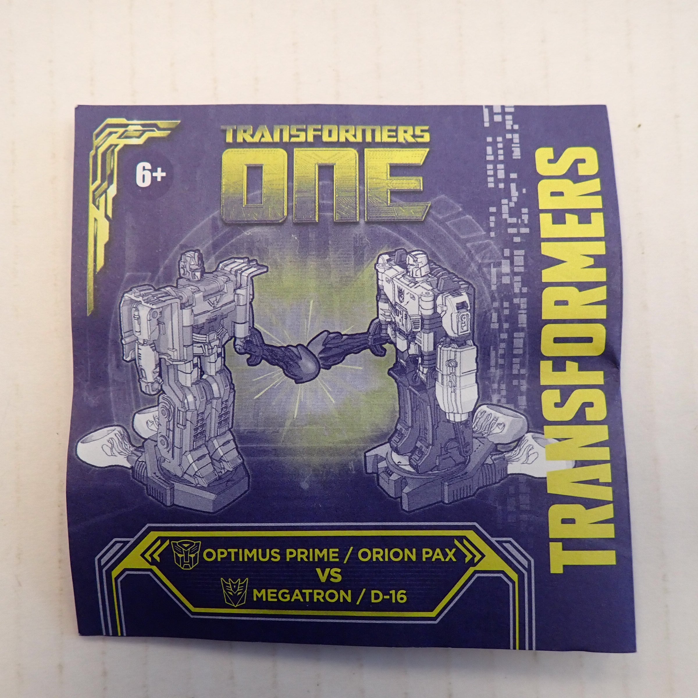 Transformers ONE Robot Battlers Optimus Prime vs Megatron Figures (Loose) [Pre-Owned]