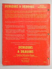 TSR Dungeons & Dragons Basic Rulebook (Loose) [Pre-Owned]