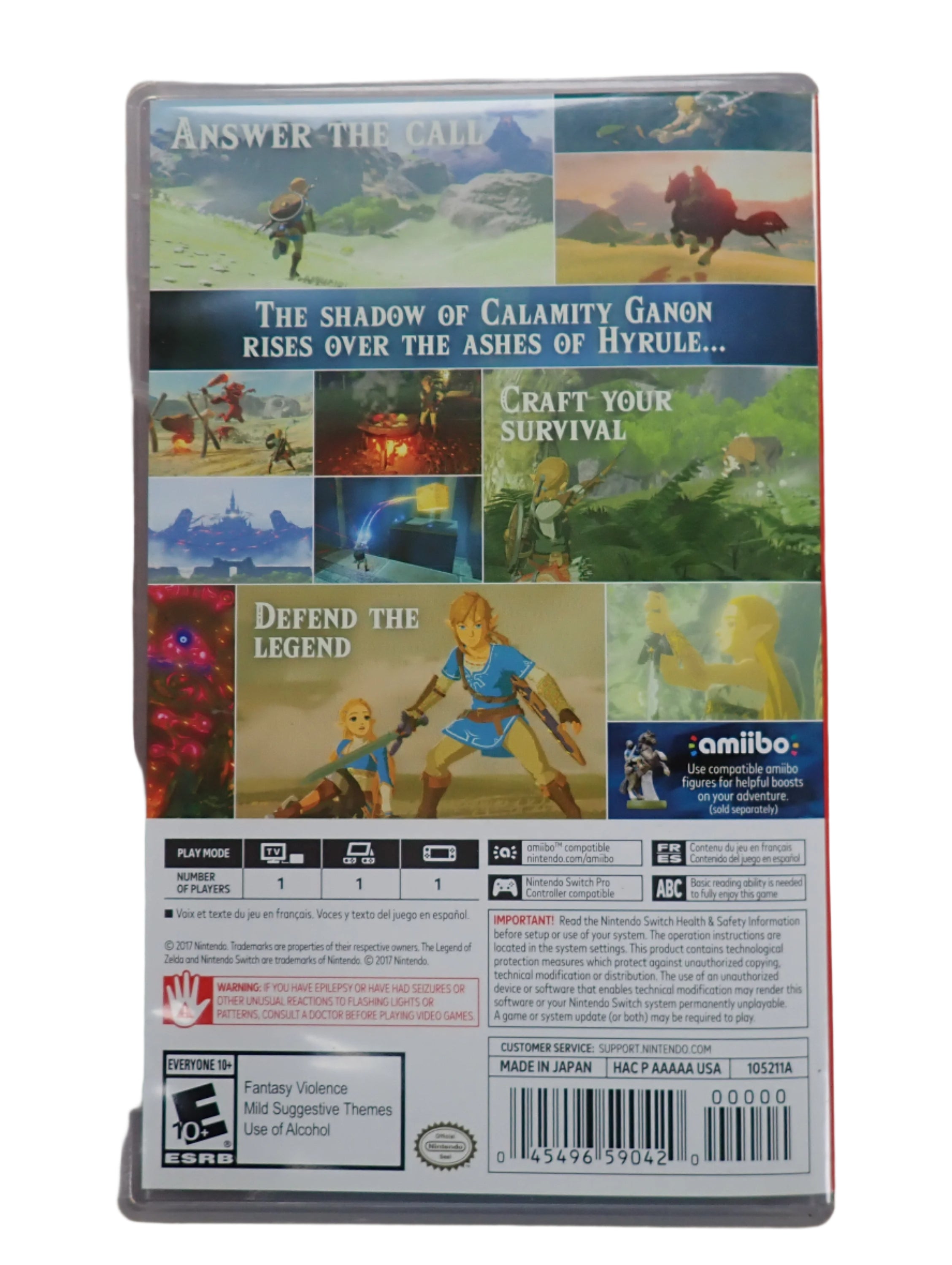 Legend of Zelda: Breath of the Wild - Switch