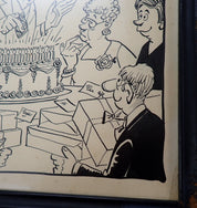 Original Art Panel from Comic They'll Do It Every Time Signed by Bob Dunn and Al Scaduto