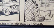 Original Art Panel from Comic They'll Do It Every Time Signed by Bob Dunn and Al Scaduto