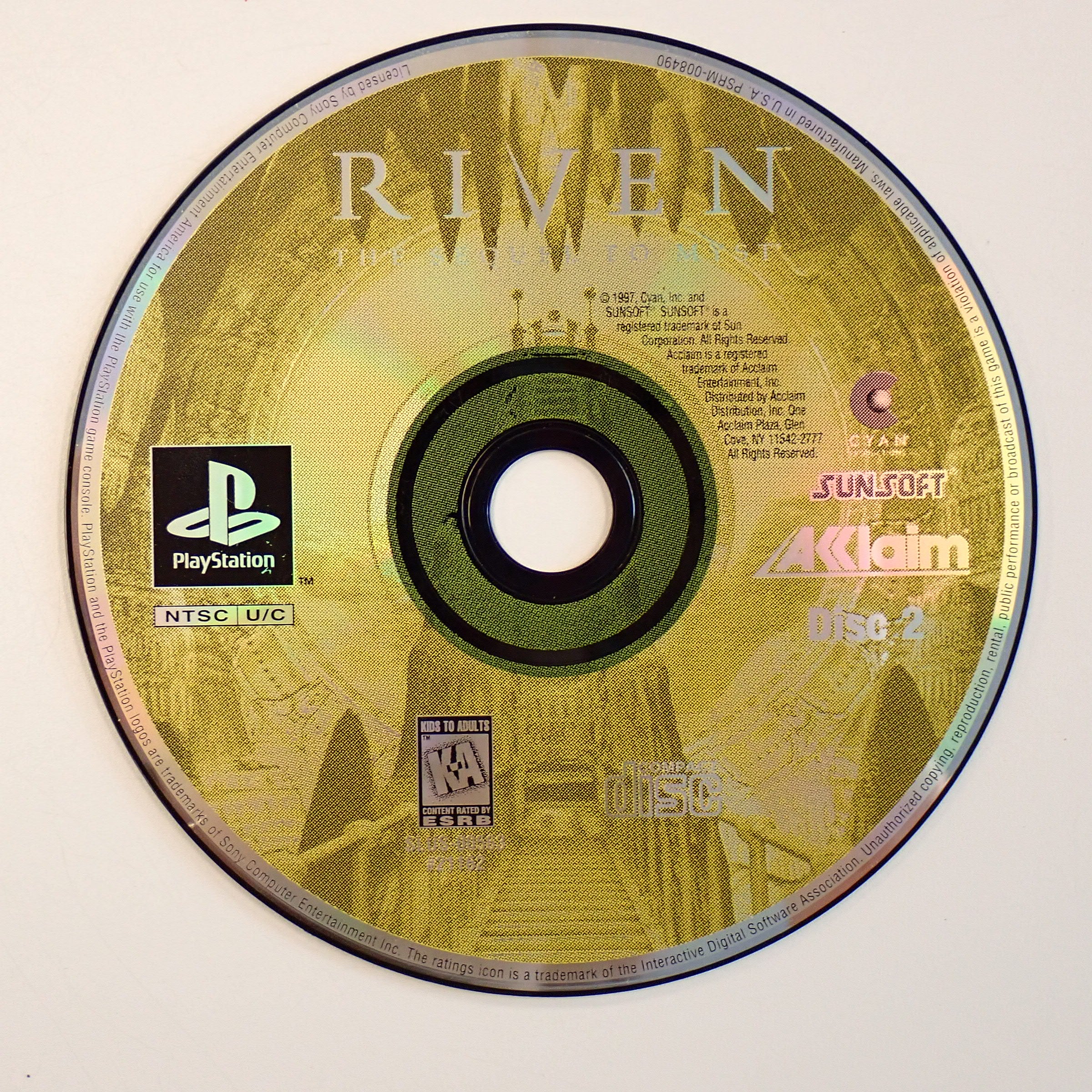 Riven: The Sequel to Myst (Loose) - PS1