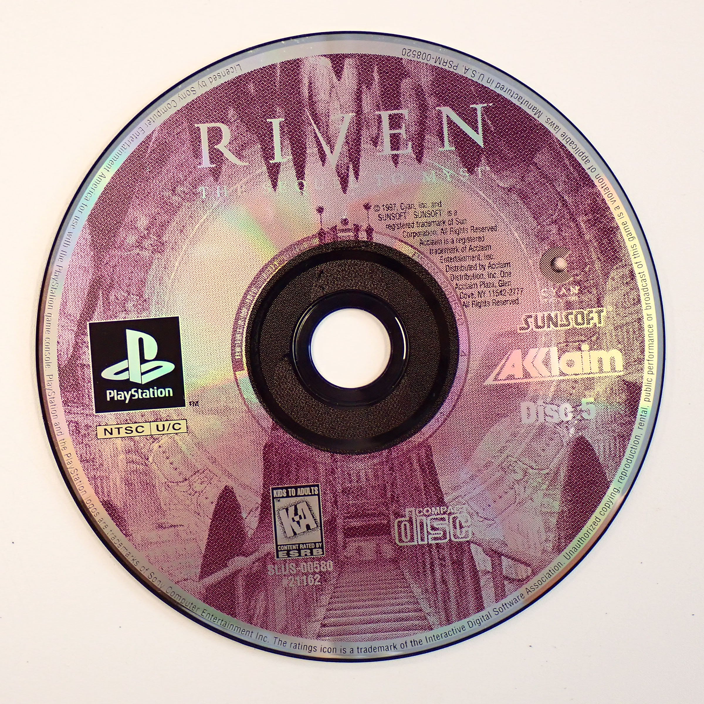 Riven: The Sequel to Myst (Loose) - PS1