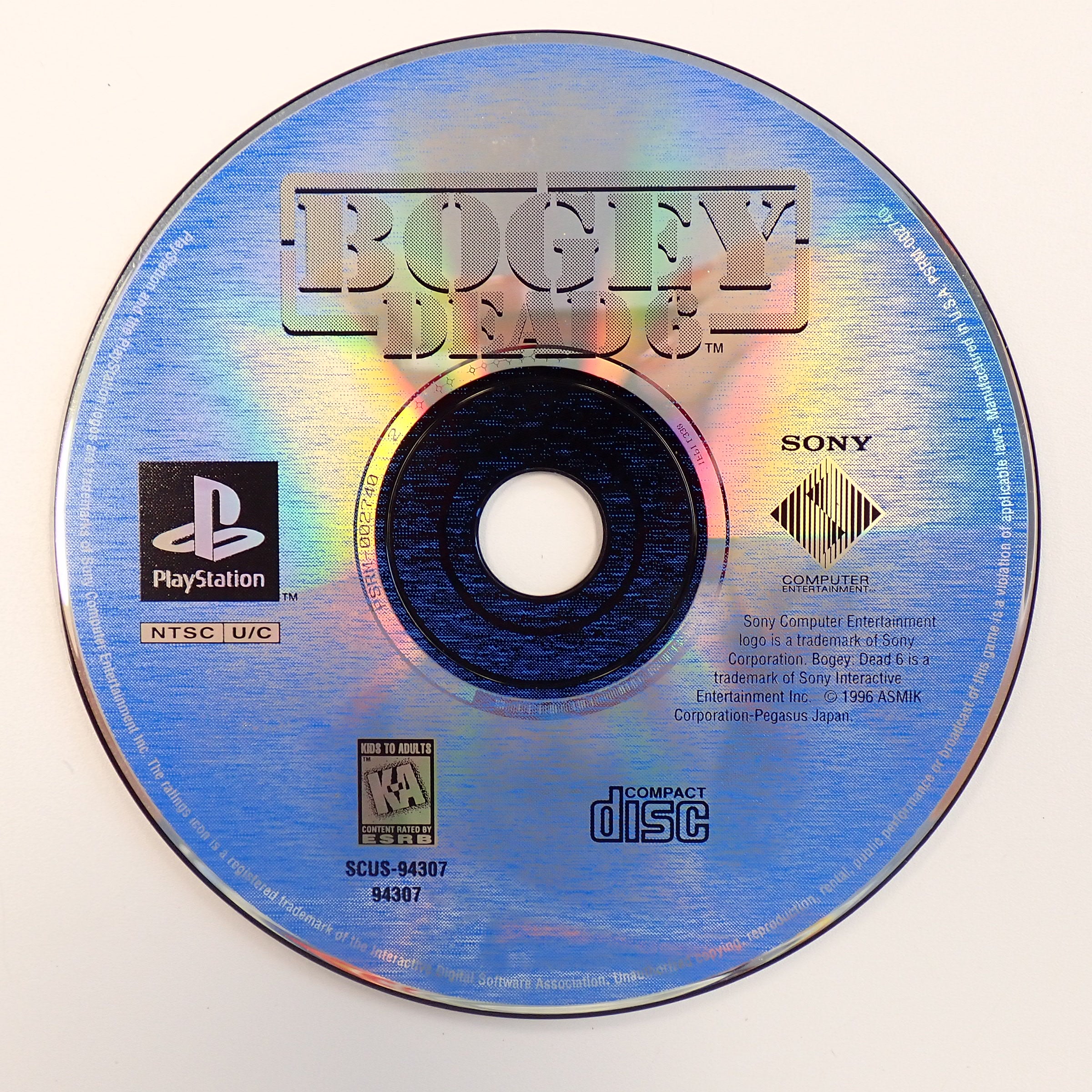 Bogey Dead 6 (Loose) - PS1