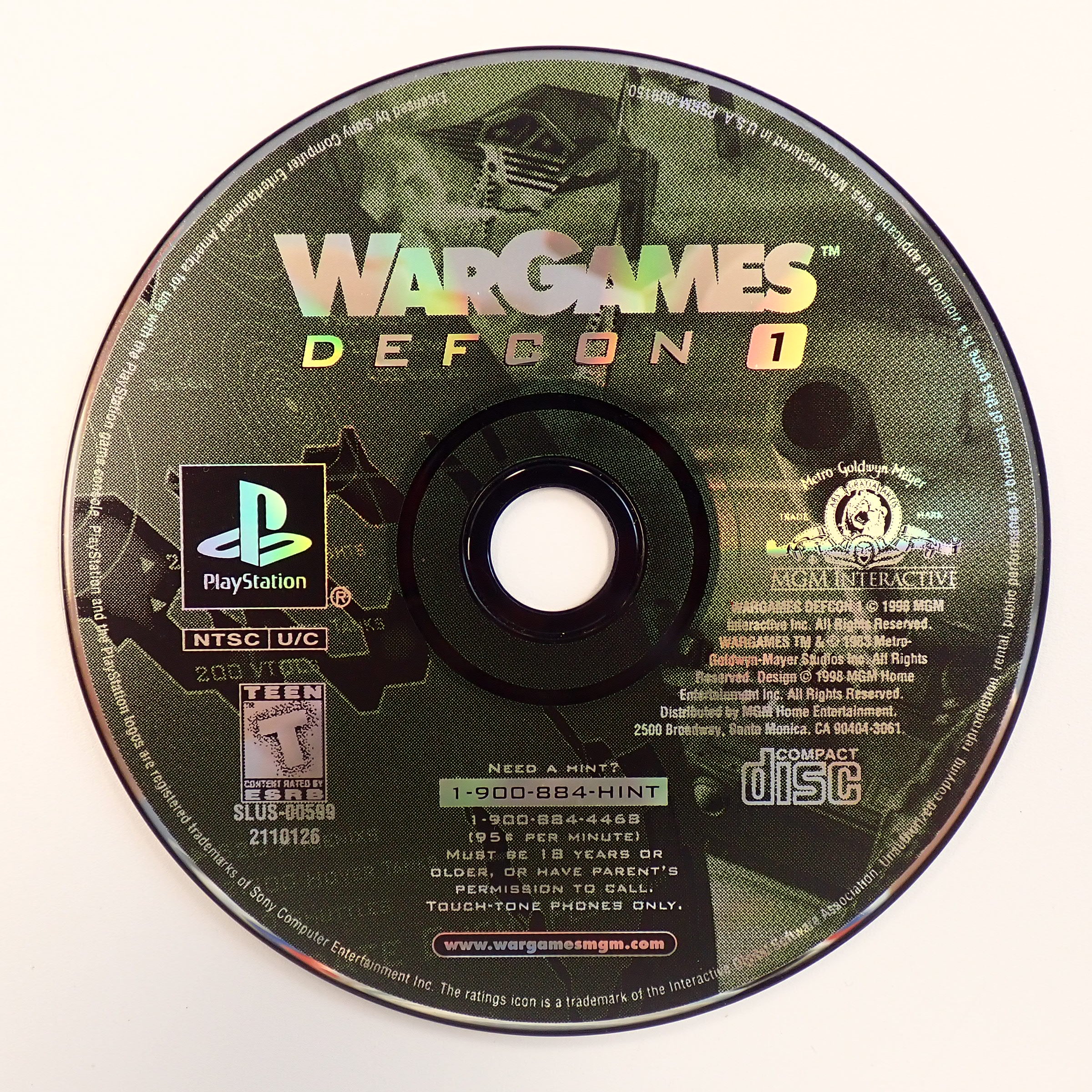 War Games Defcon 1 (Loose) - PS1