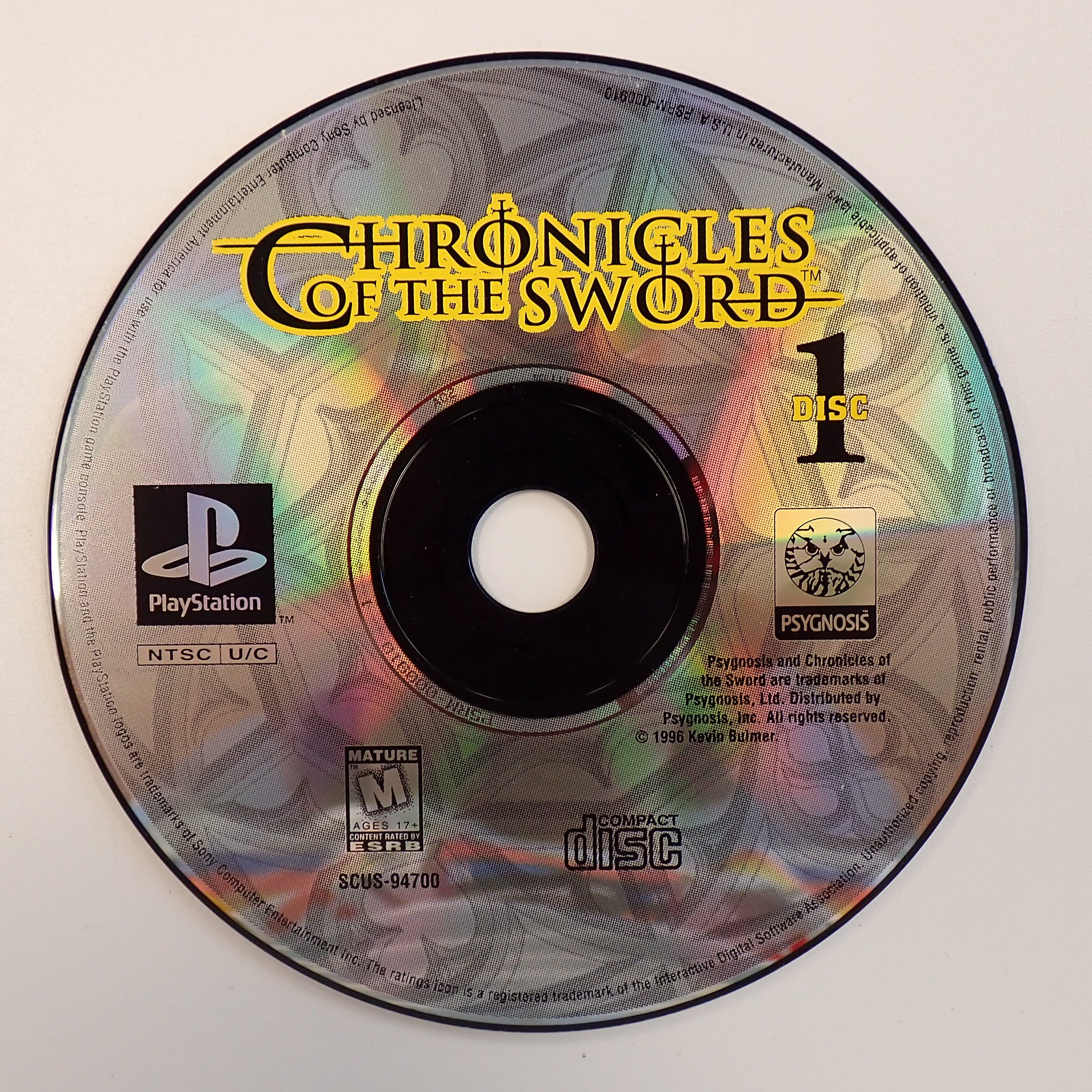 Chronicles of the Sword (Loose) - PS1