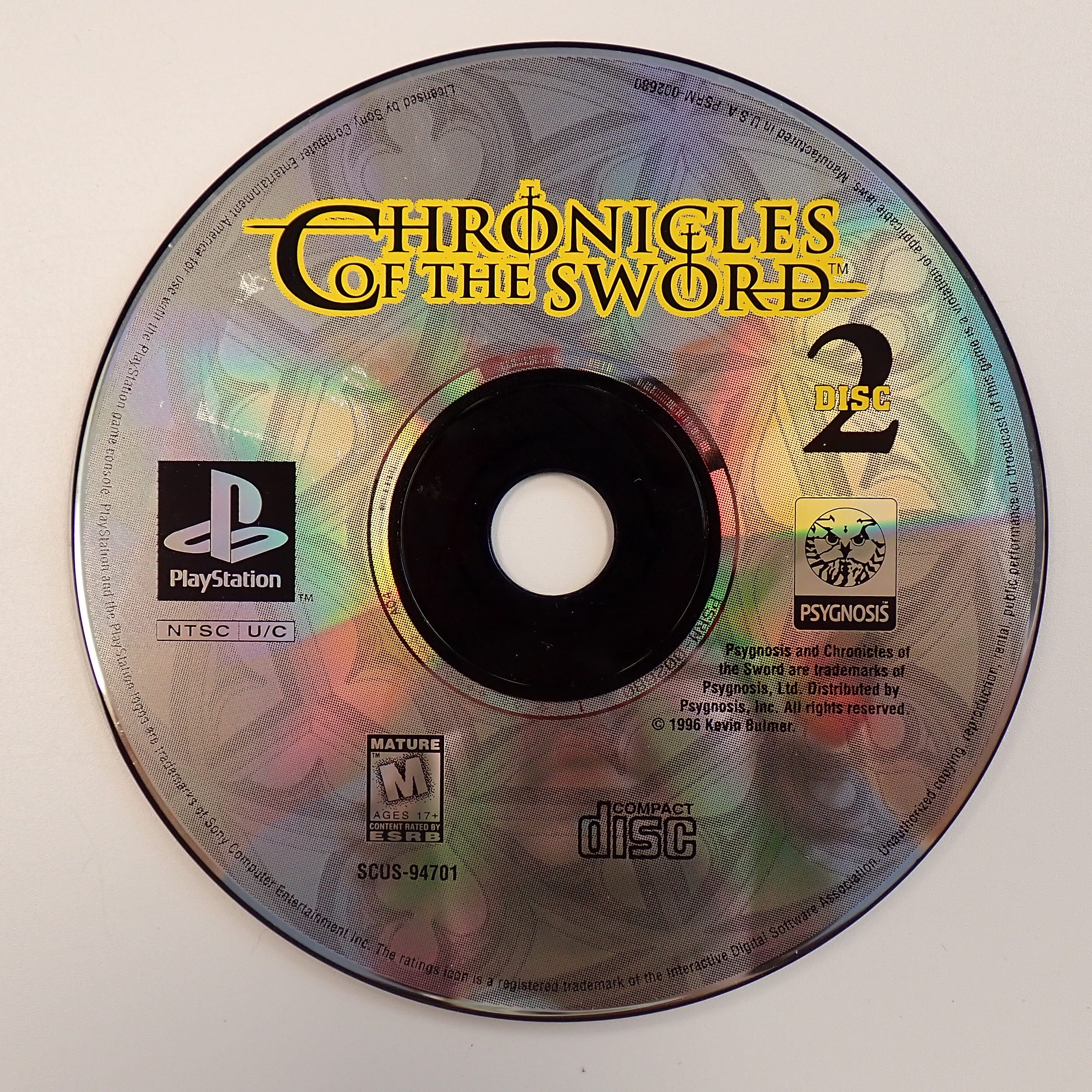 Chronicles of the Sword (Loose) - PS1
