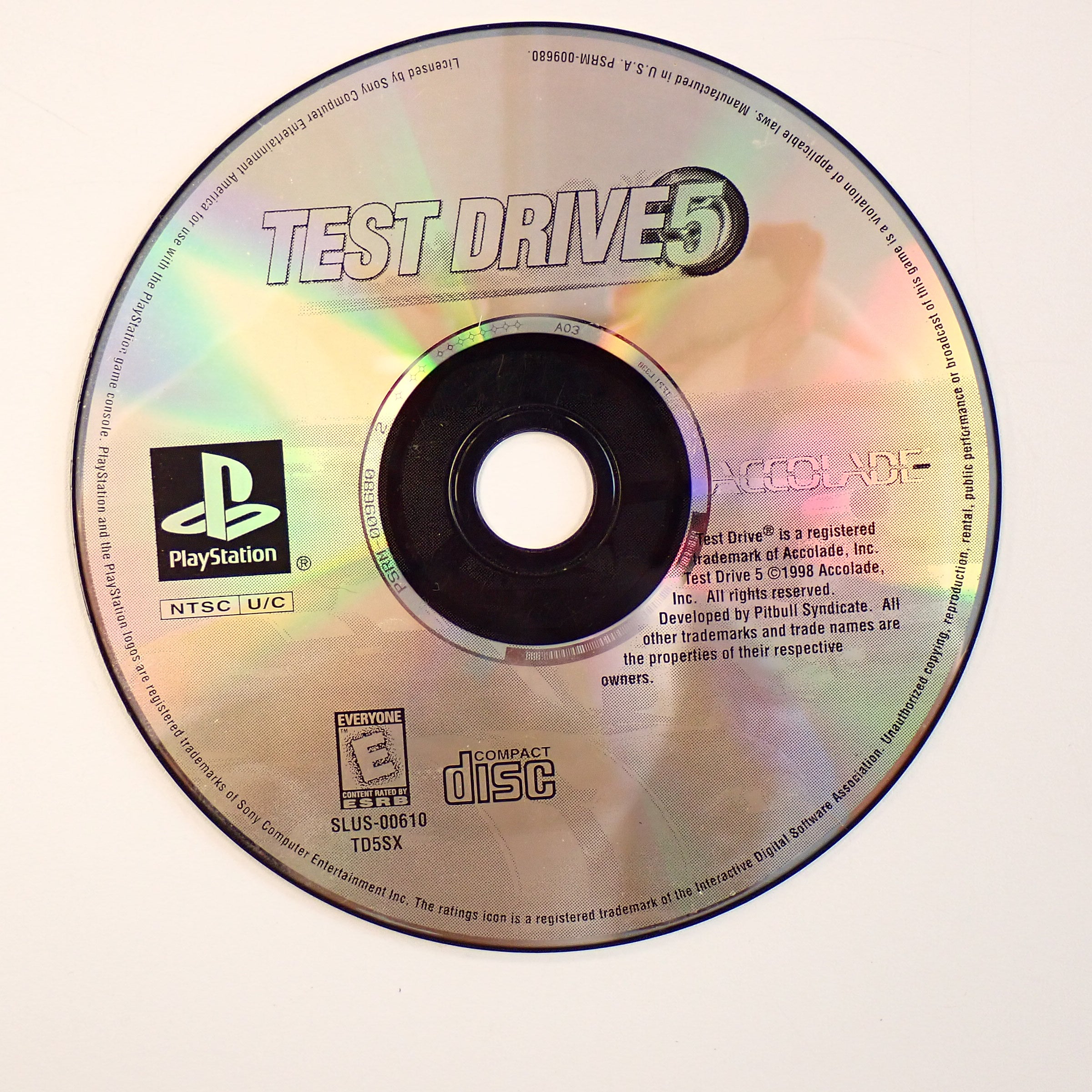 Test Drive 5 (Loose) - PS1