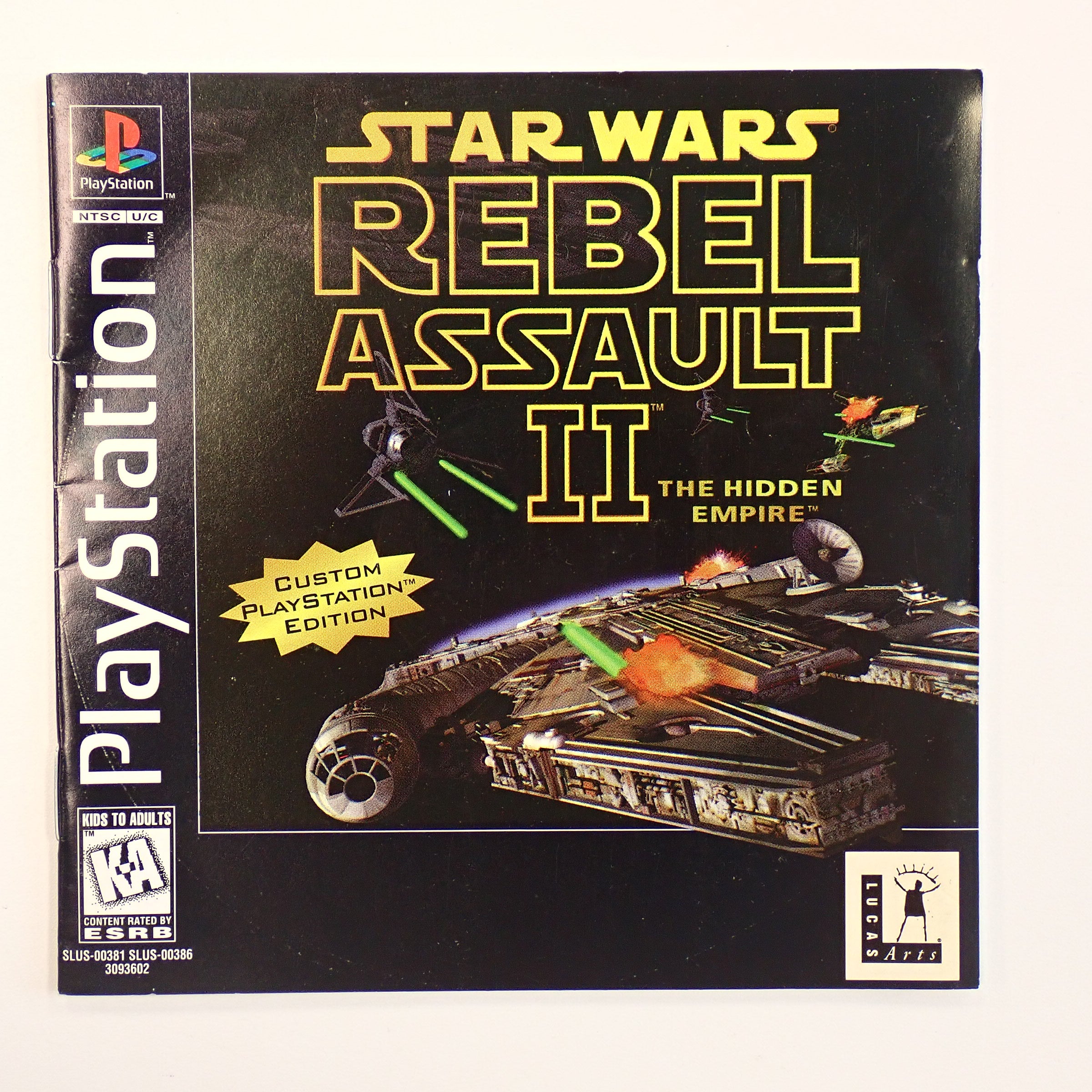Star Wars Rebel Assault II (Loose) - PS1