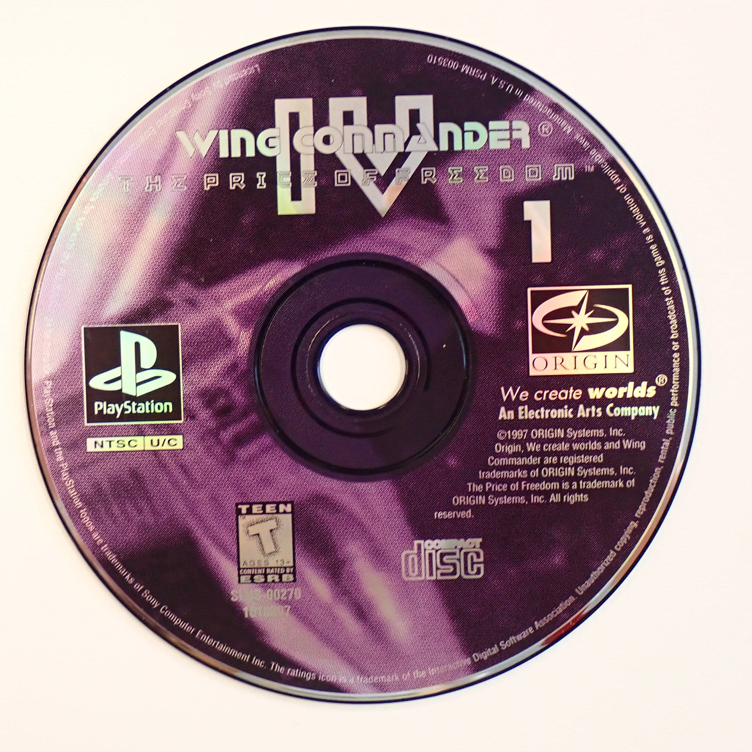 Wing Commander IV: The Price of Freedom (Loose) - PS1