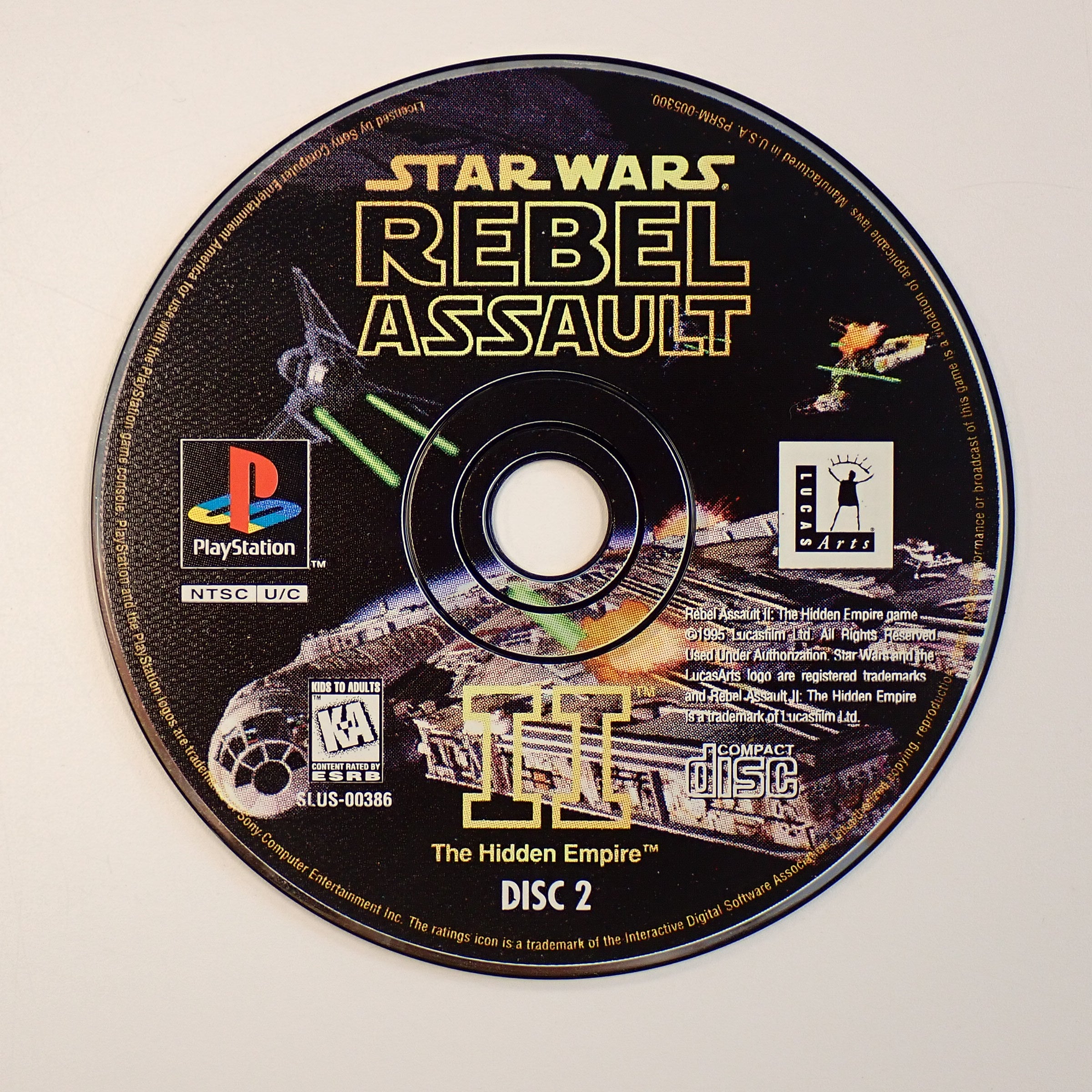 Star Wars Rebel Assault II (Loose) - PS1