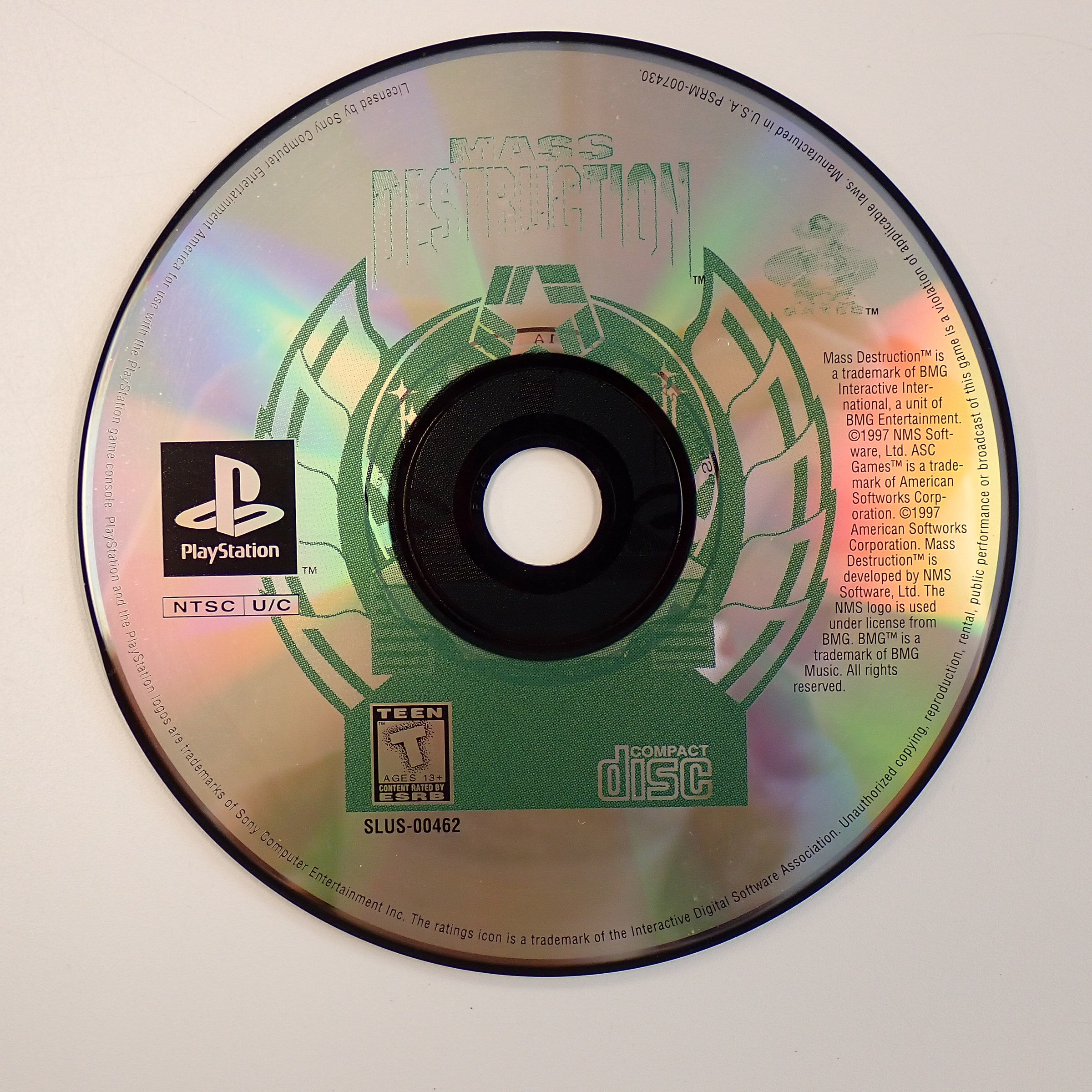 Mass Destruction (Loose) - PS1