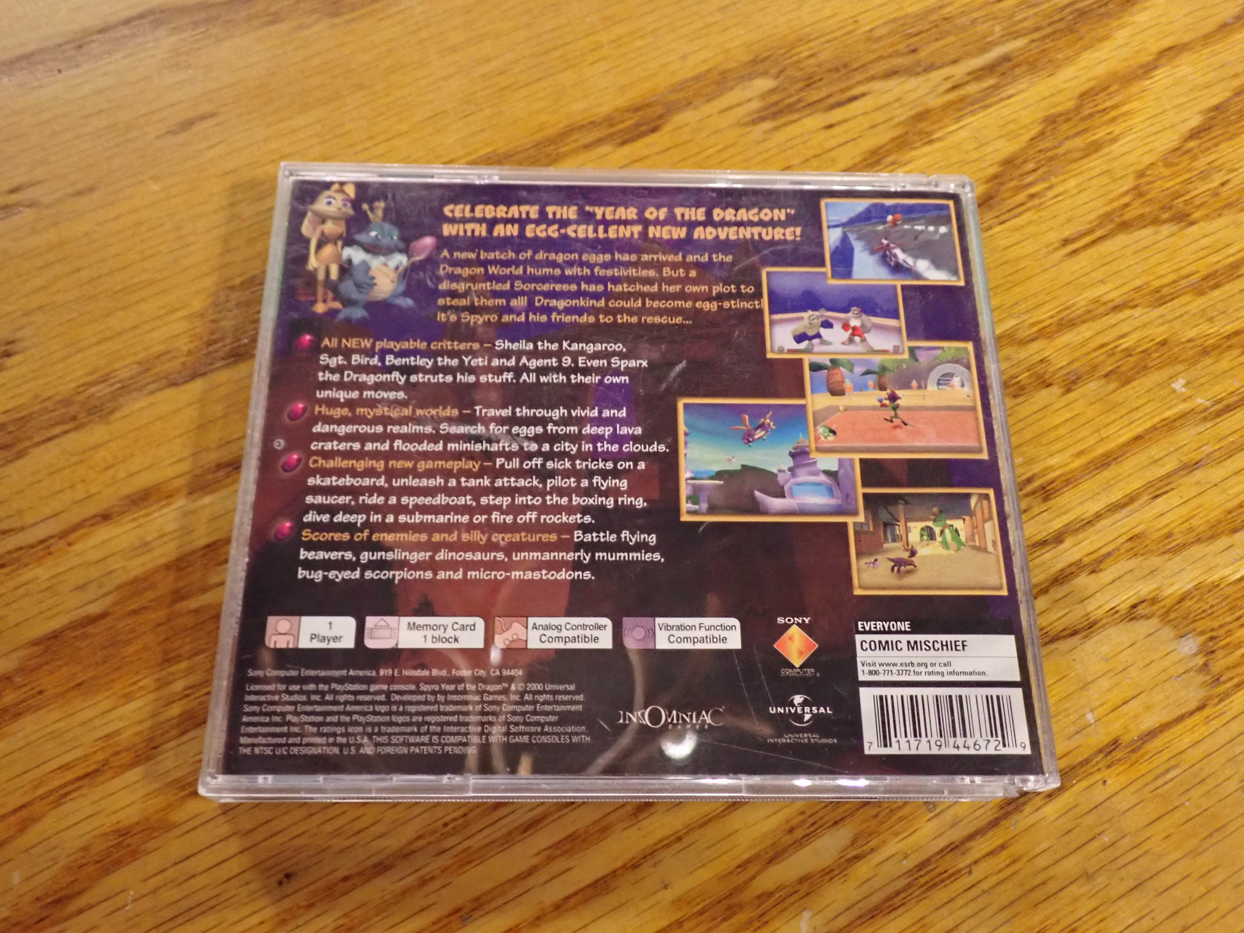 Spyro: Year of the Dragon - PS1