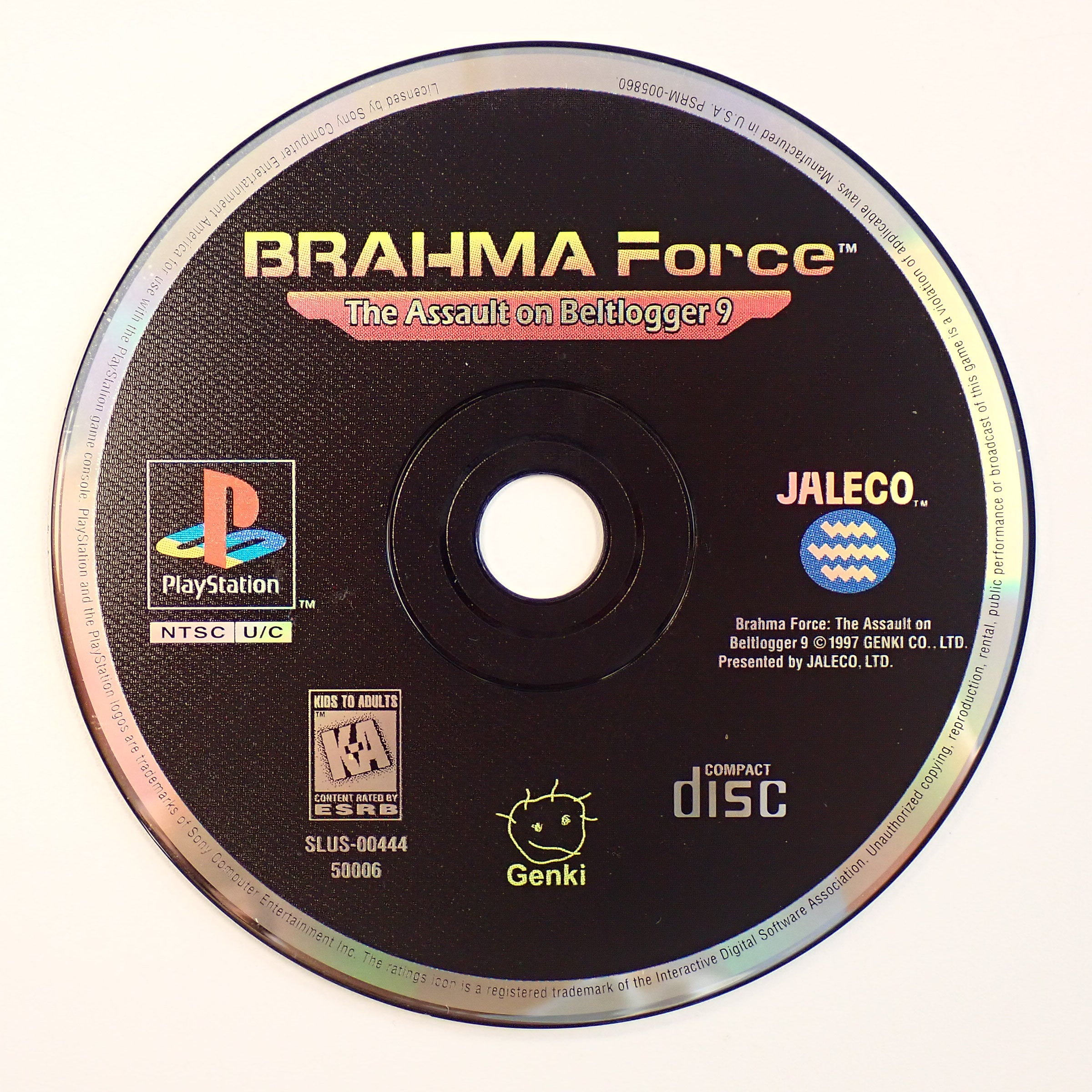 Brahma Force: The Assault on Beltlogger 9 (Loose) - PS1