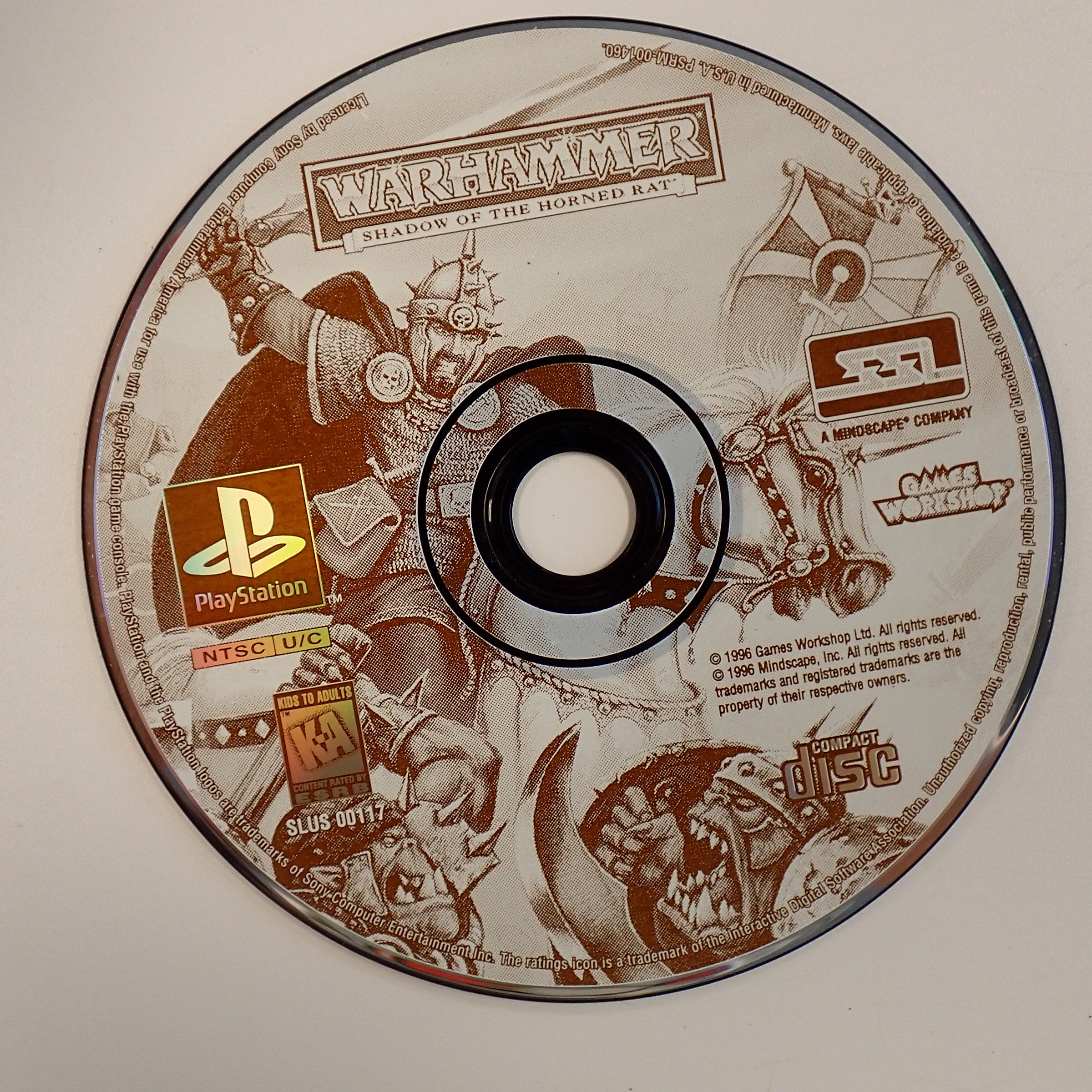 Warhammer: Shadow of the Horned Rat (Loose) - PS1