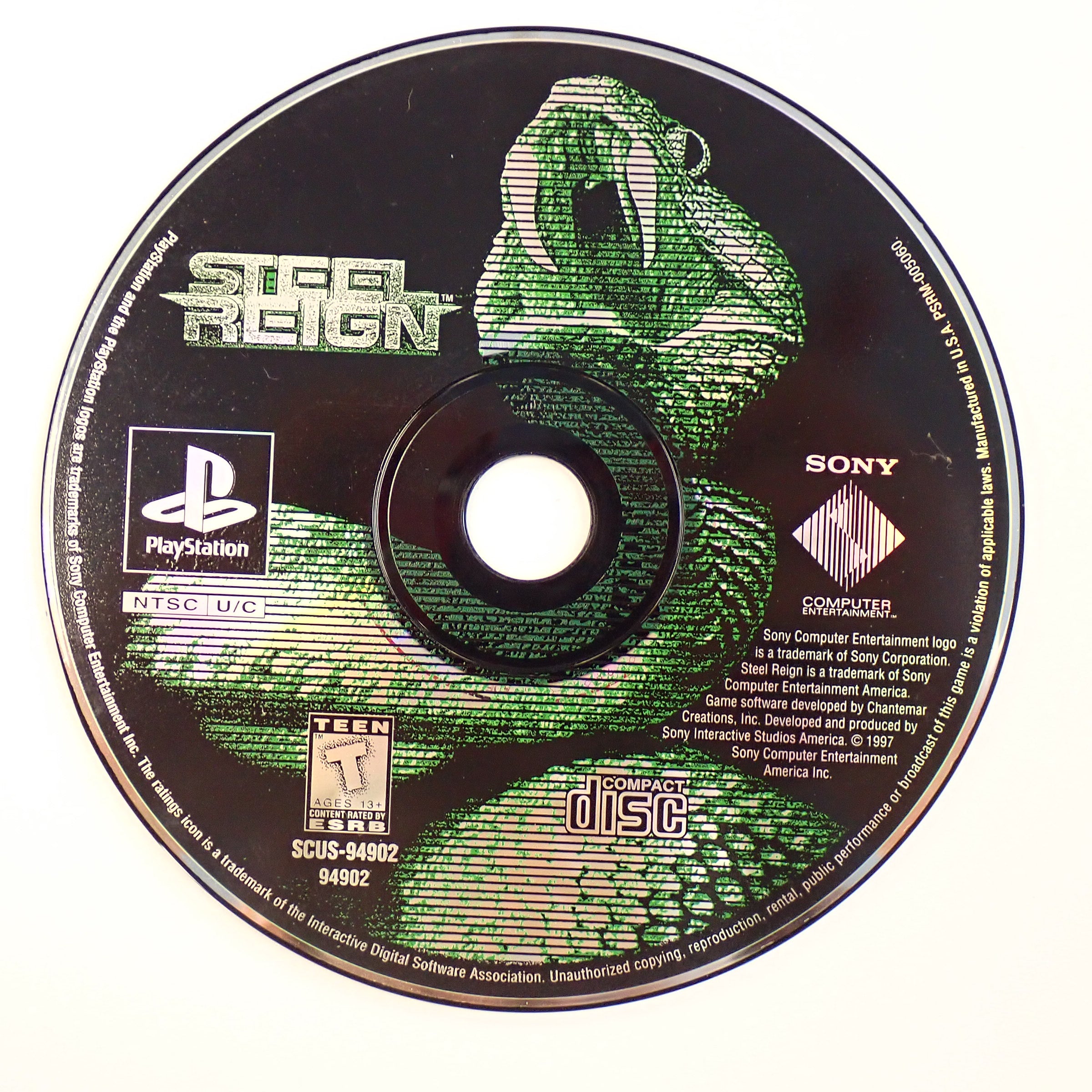 Steel Reign (Loose) - PS1