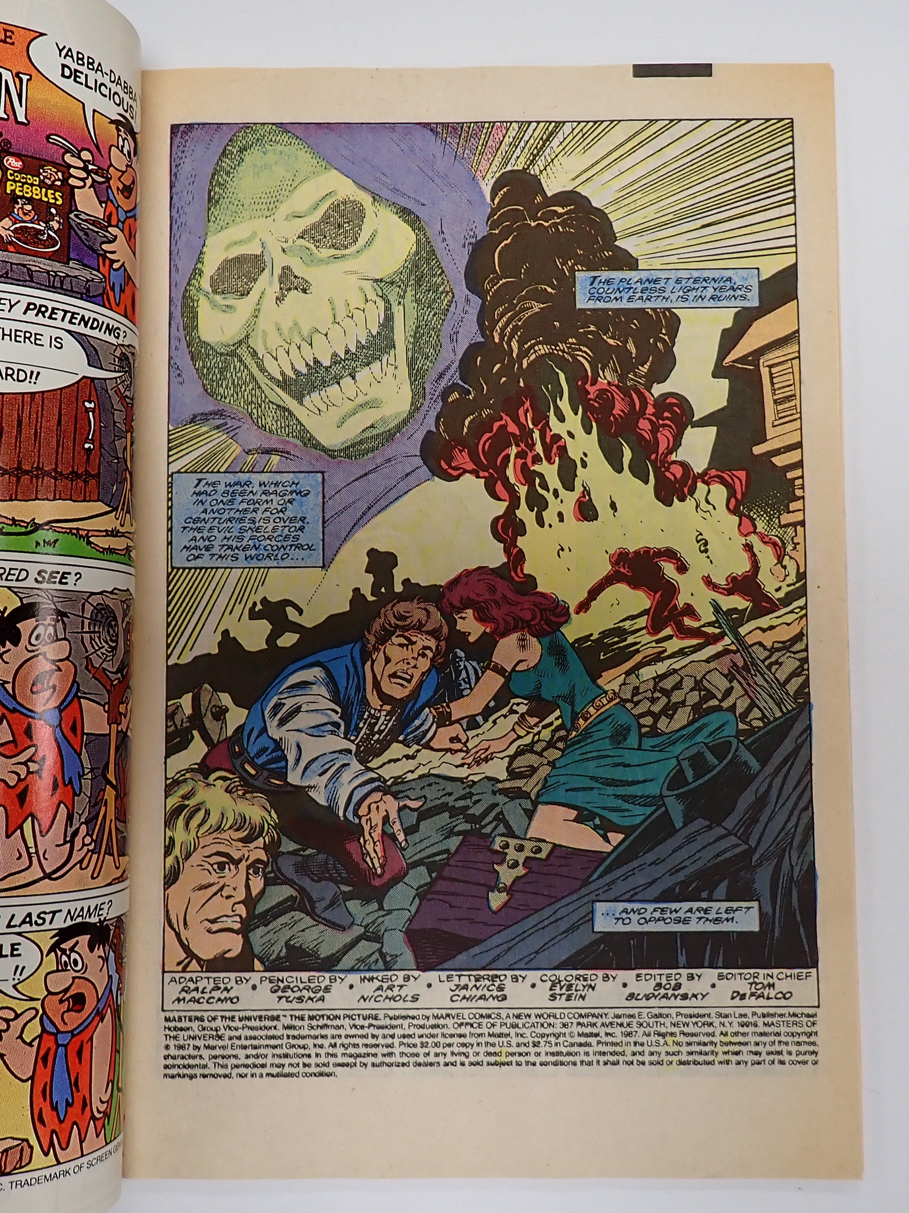 Masters of the Universe Motion Picture #1 (1987) - FN+ (6.5-7)