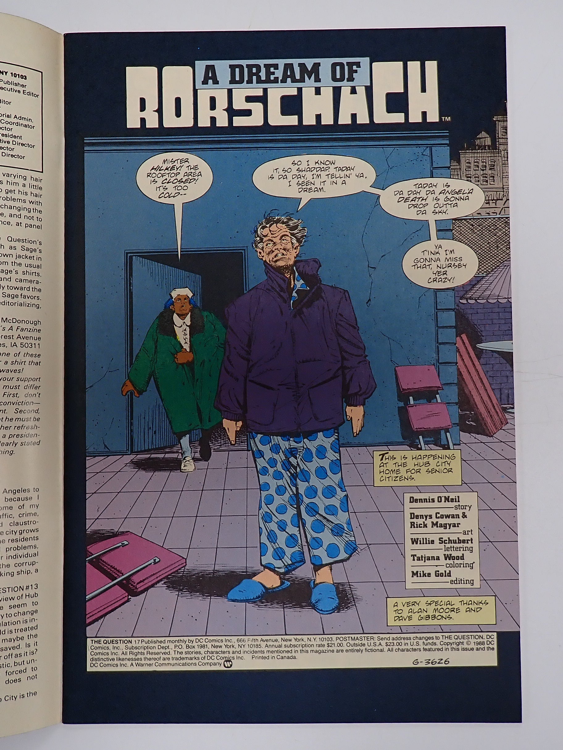 The Question #17 (1988) - NM (9.4+)